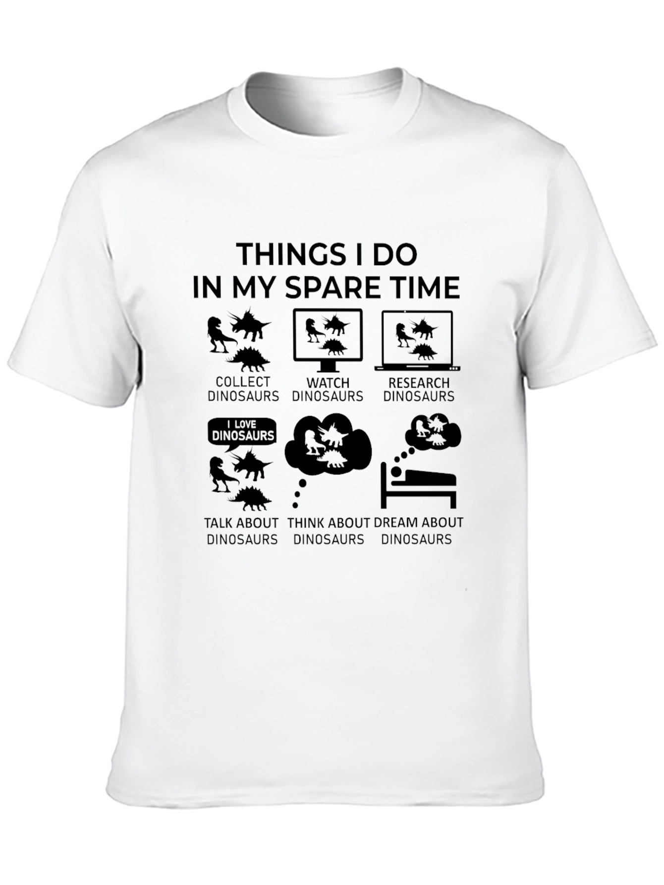 Dinosaur Lovers T-Shirt - Spare Time Activities