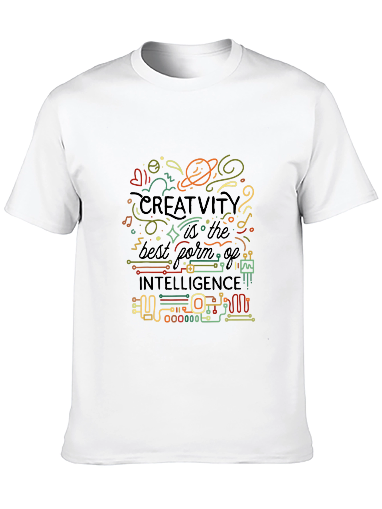 Creative Intelligence Graphic T-Shirt - Black