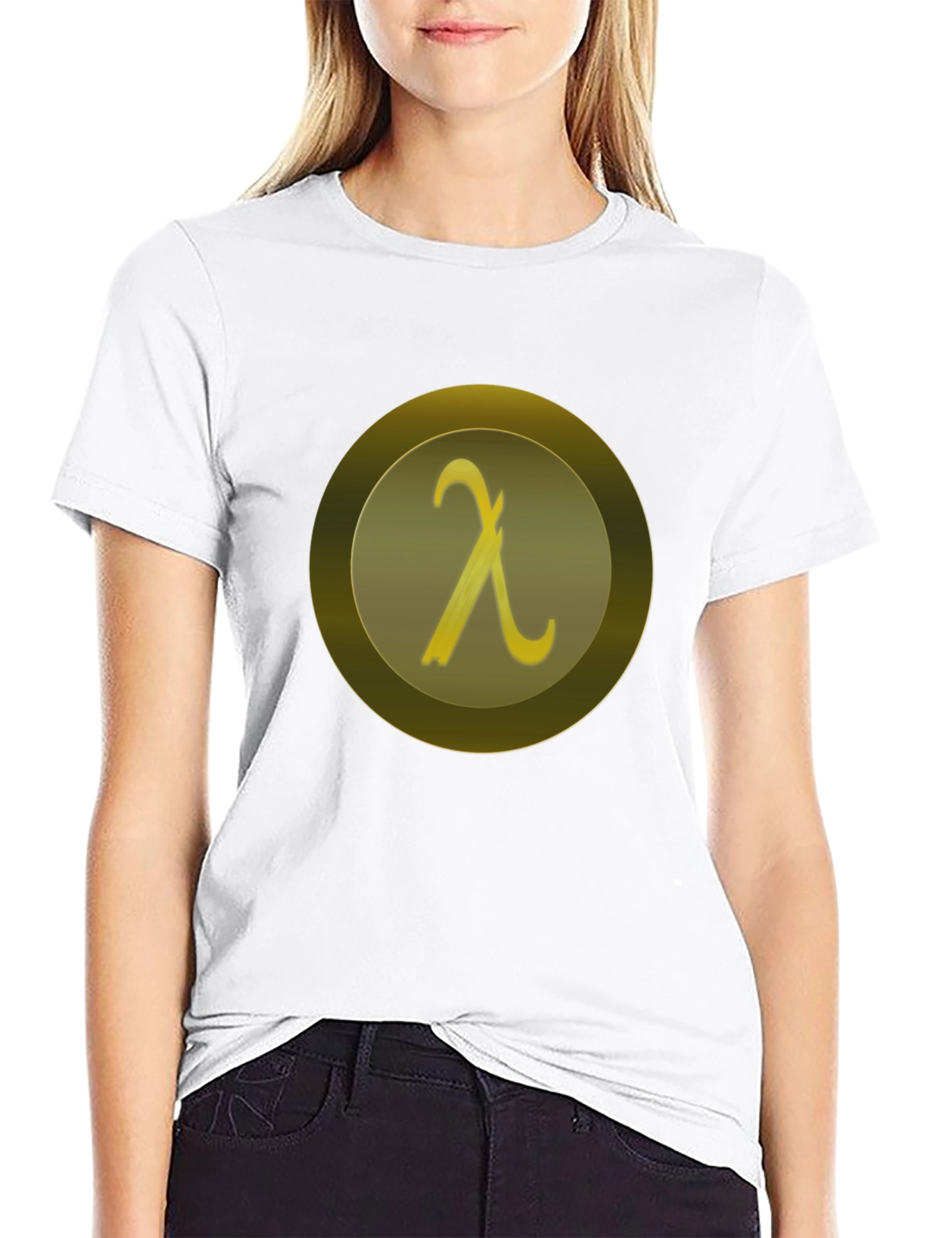 Lambda Symbol Black T-Shirt