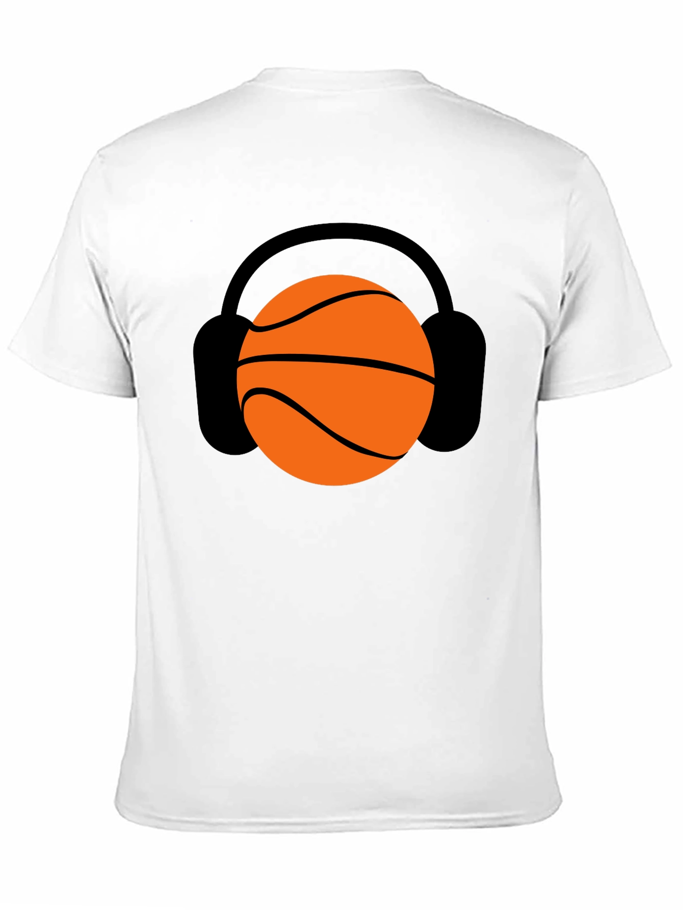 Basketball Headphones Graphic Tee - Stylish Unisex T-Shirt