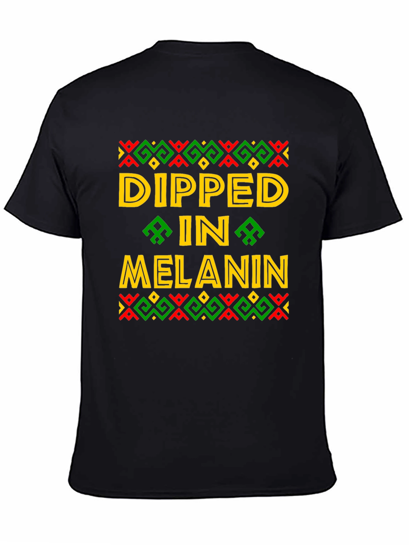 Dipped in Melanin Graphic T-Shirt - Black Pride