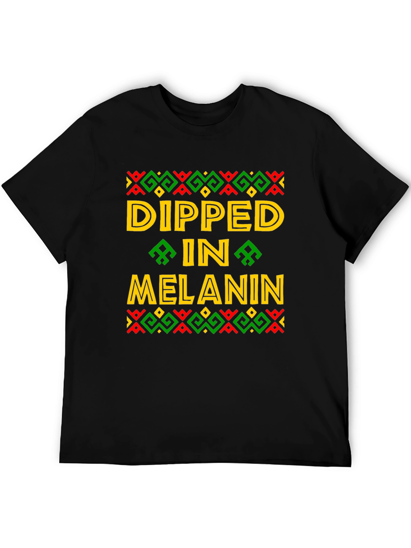 Dipped in Melanin Graphic T-Shirt - Black Pride