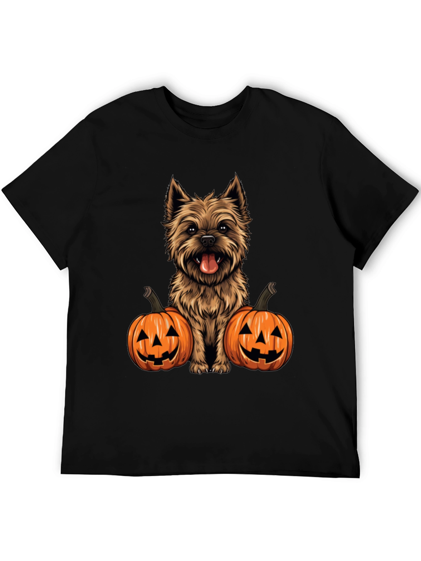 Dog & Pumpkin Halloween T-Shirt