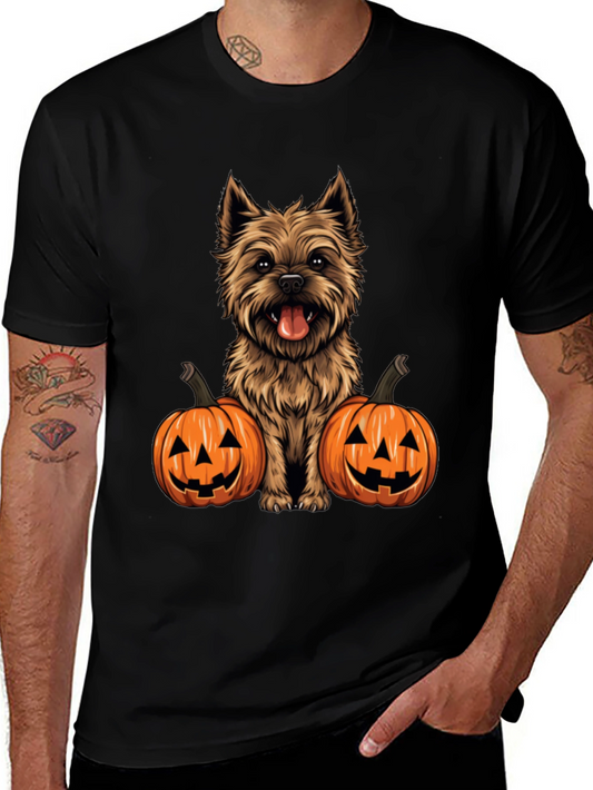 Dog & Pumpkin Halloween T-Shirt