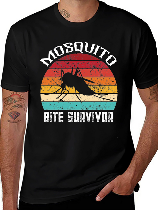 Mosquito Bite Survivor T-Shirt - Novelty Design