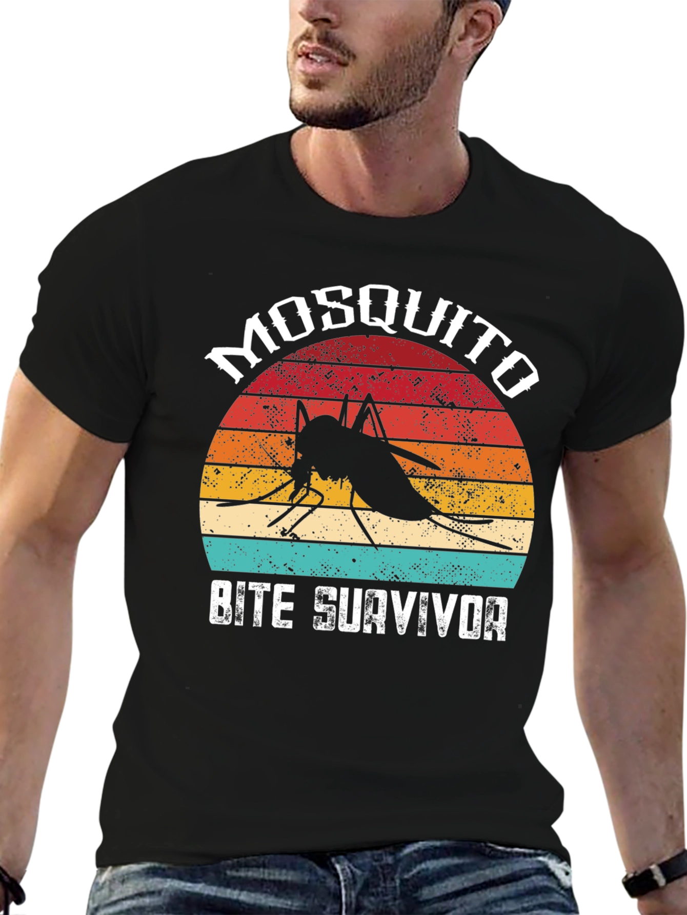 Mosquito Bite Survivor T-Shirt - Novelty Design
