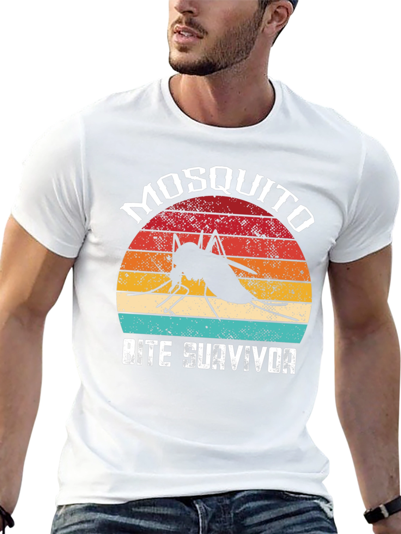 Mosquito Bite Survivor T-Shirt - Novelty Design