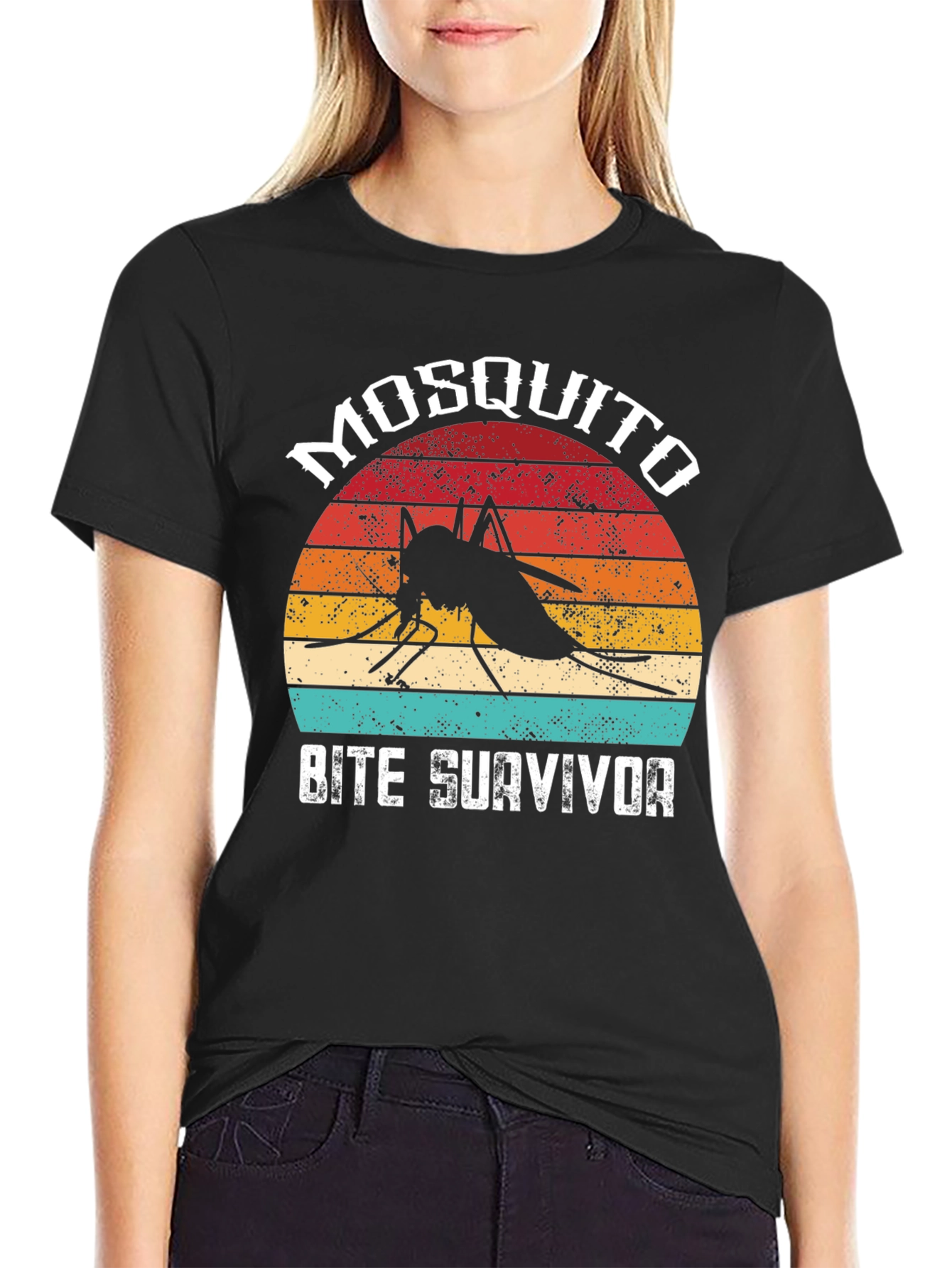 Mosquito Bite Survivor T-Shirt - Novelty Design
