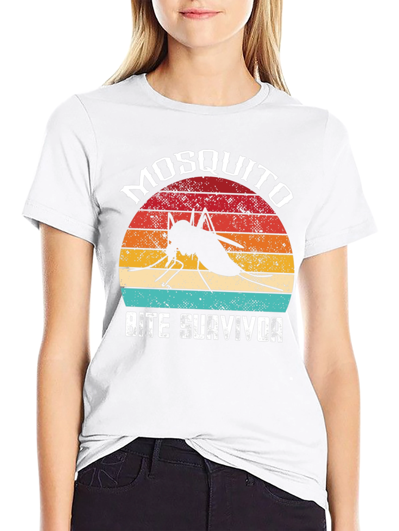 Mosquito Bite Survivor T-Shirt - Novelty Design