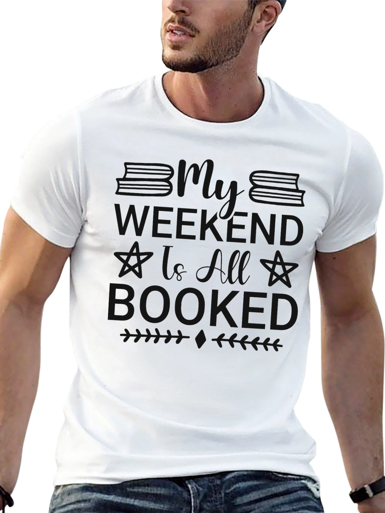 Black Graphic Tee - I Need My Space