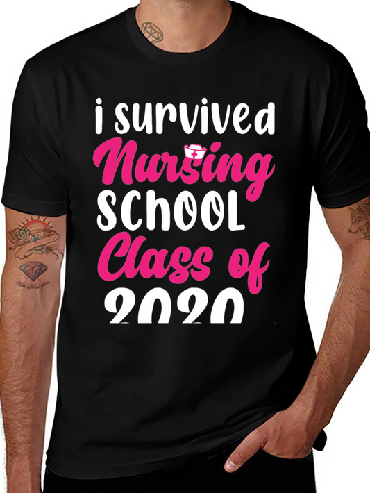 I Survived Nursing School Class of 2020 T-Shirt