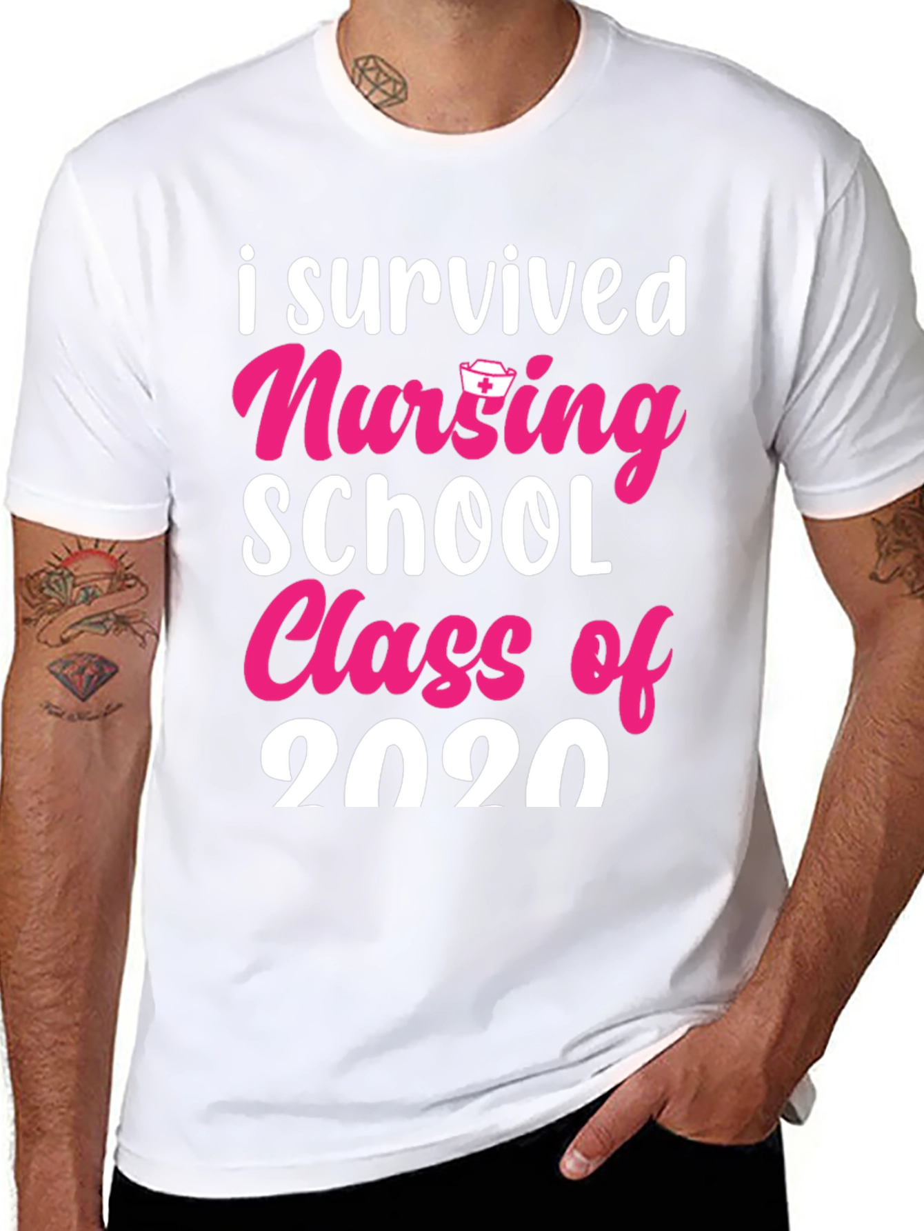 I Survived Nursing School Class of 2020 T-Shirt