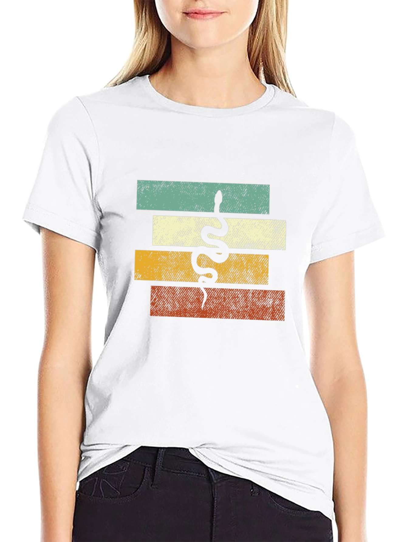 Retro Snake T-Shirt - Cool Graphic Tee