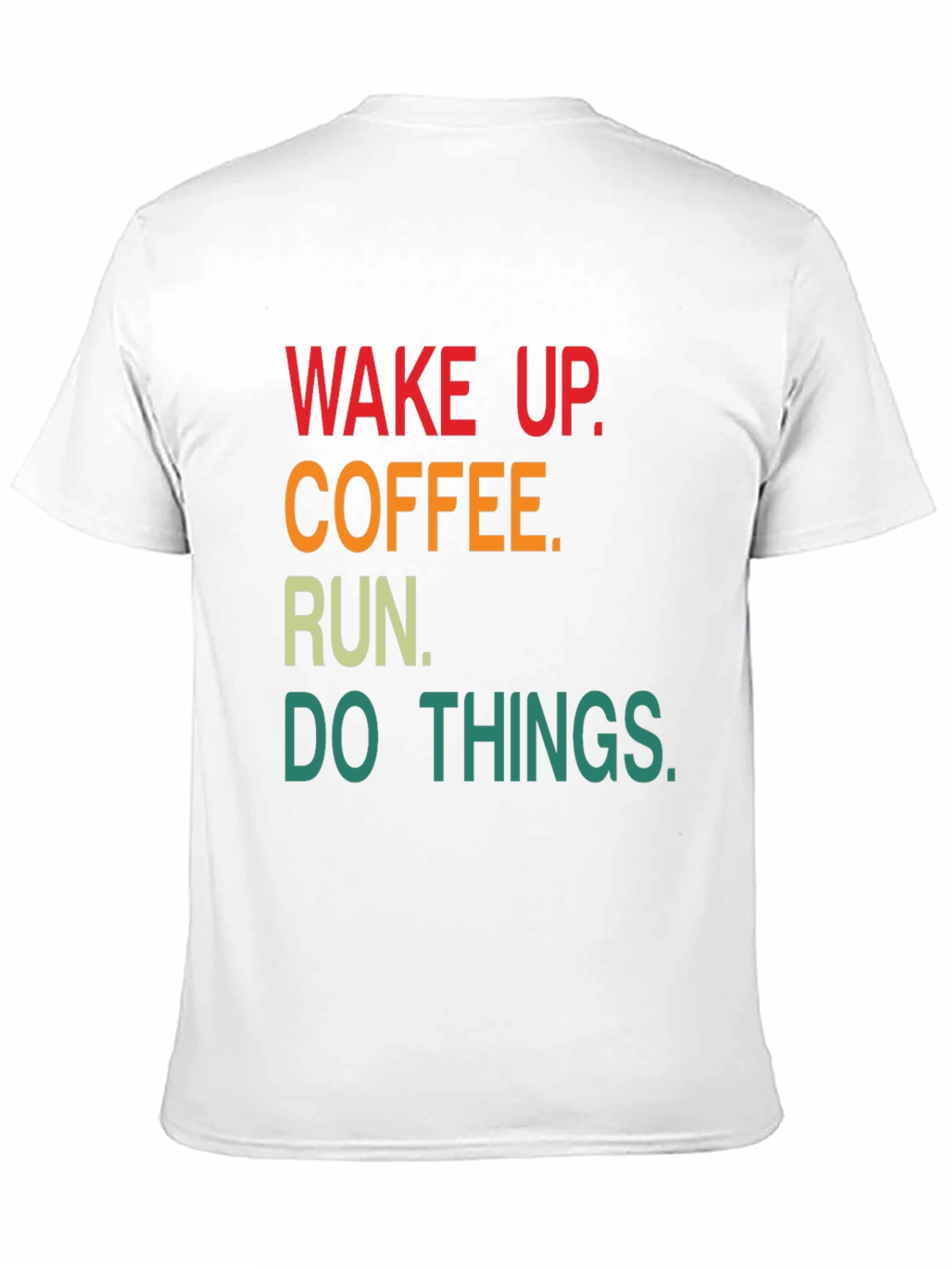 Wake Up Coffee Run Graphic T-Shirt