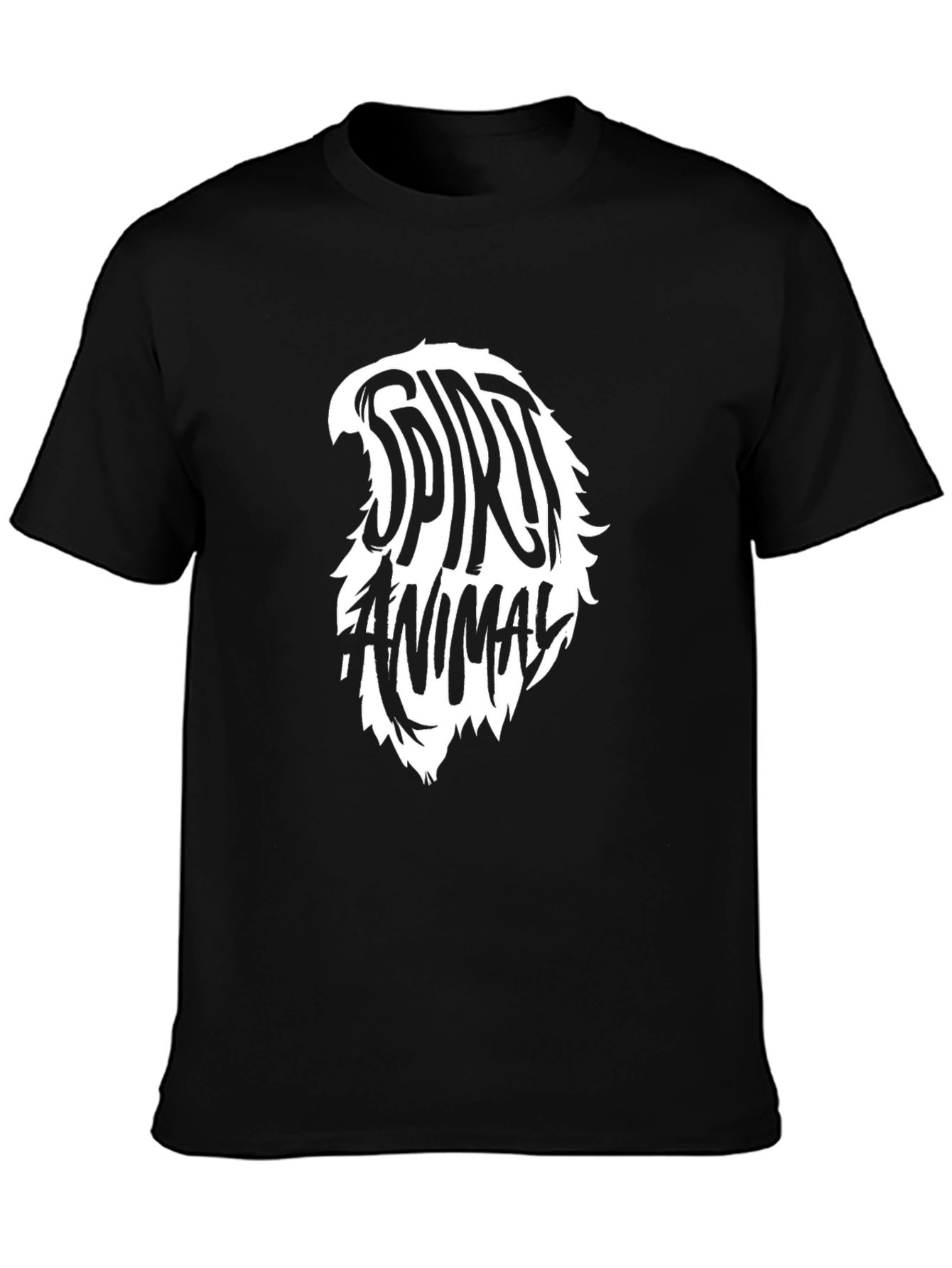 Spirit Animal Graphic Tee - Black