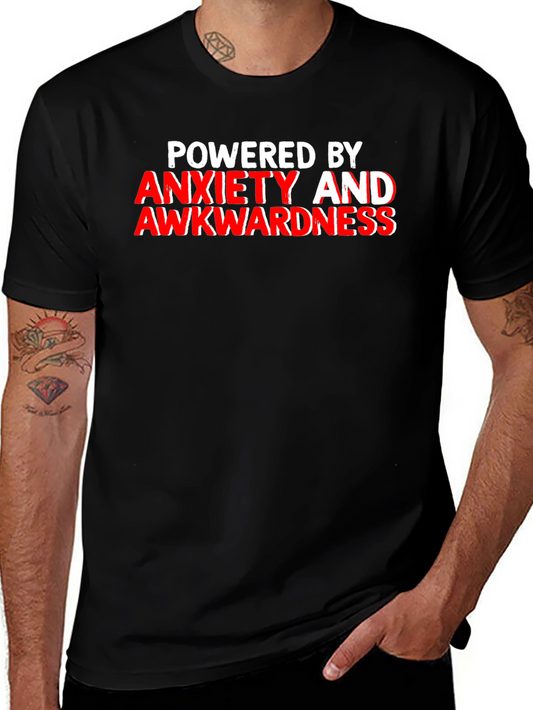 Anxiety & Awkwardness T-Shirt: Black