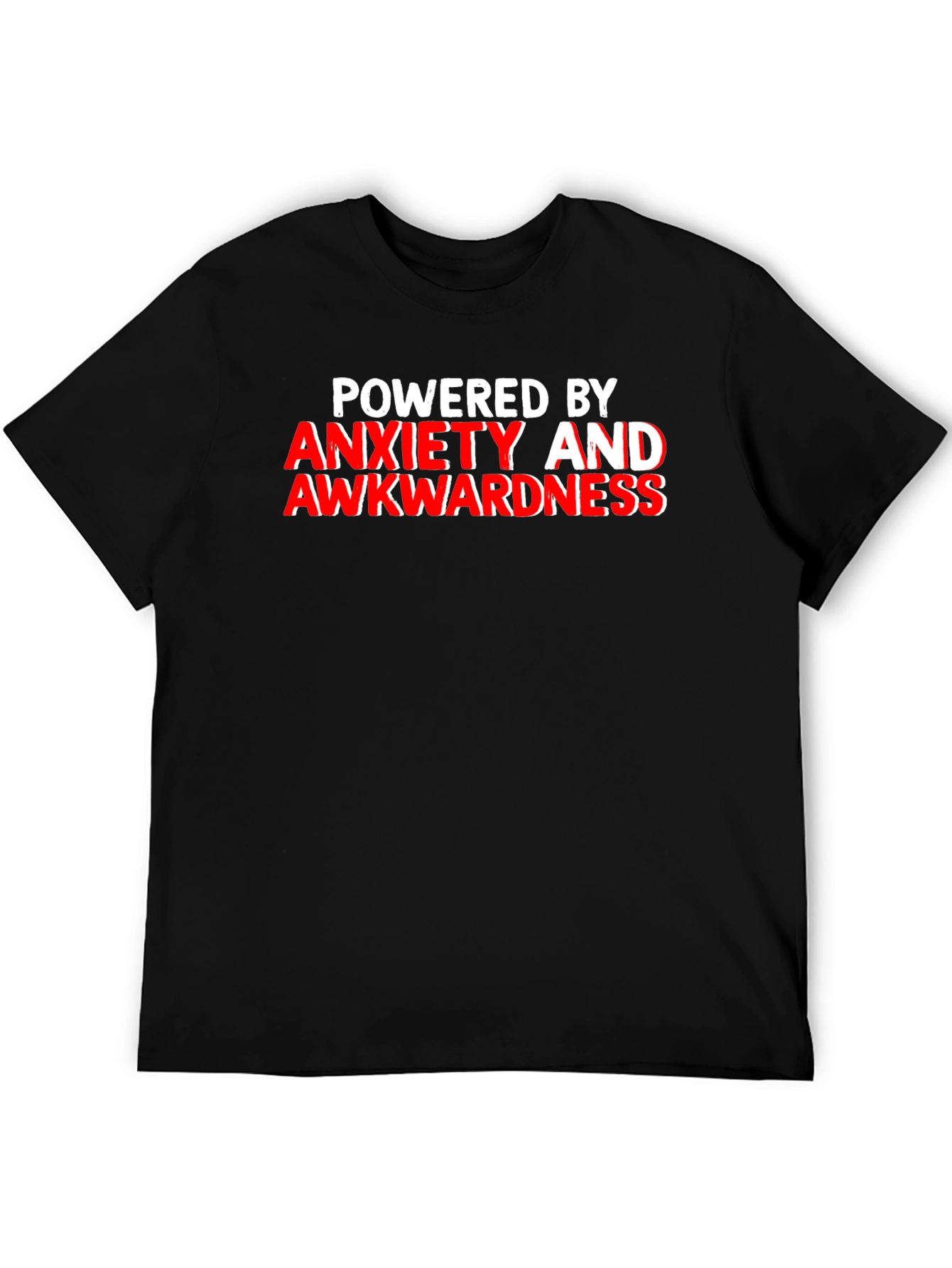 Anxiety & Awkwardness T-Shirt: Black