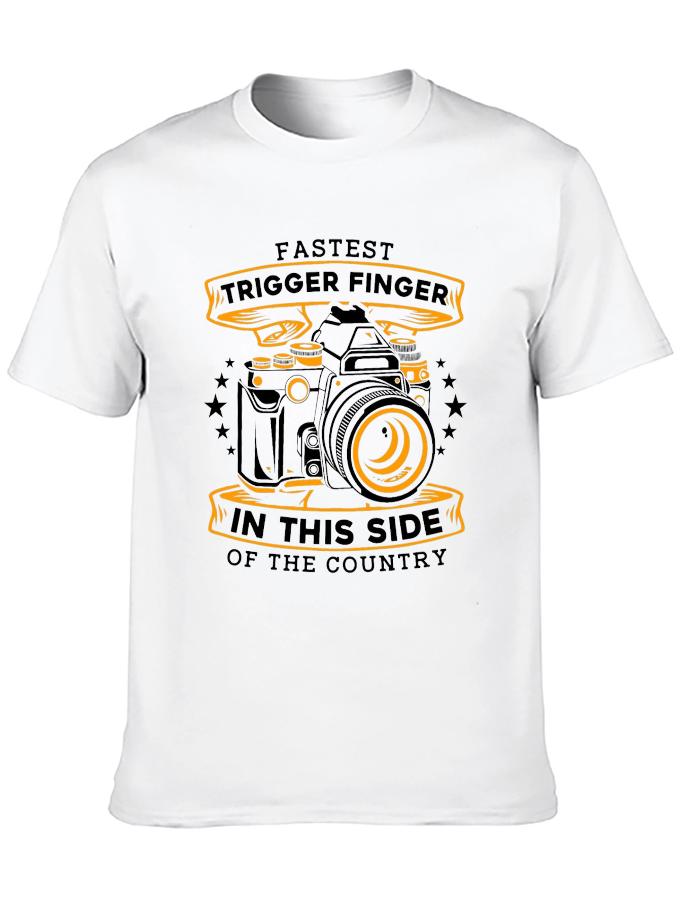 Fastest Trigger Finger Camera Graphic T-Shirt