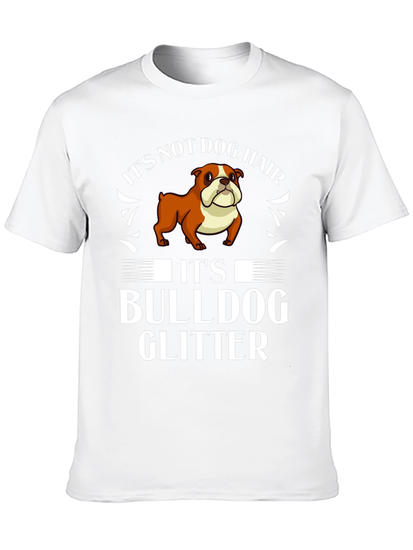 Bulldog Glitter T-Shirt