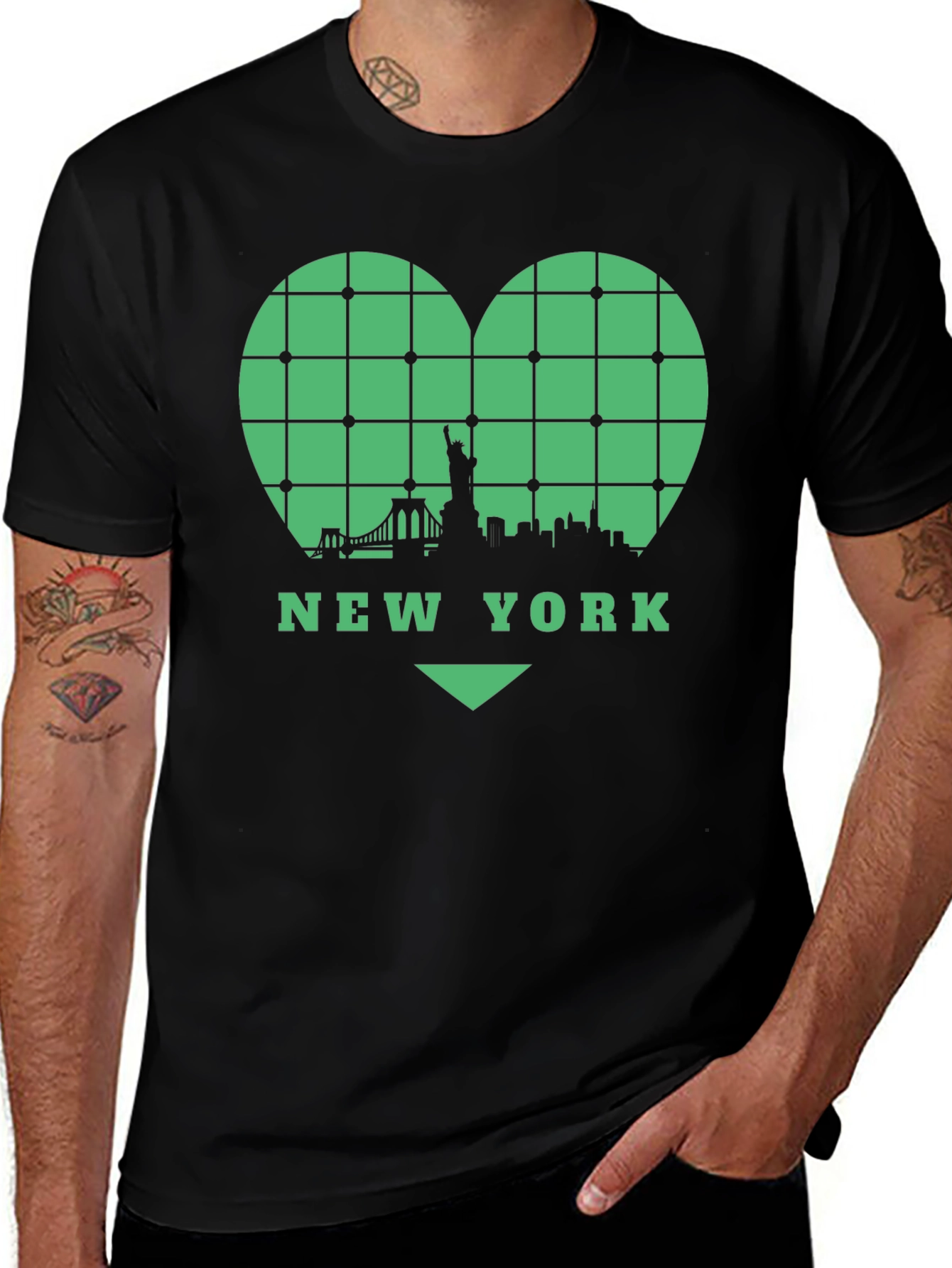New York City Skyline Graphic Tee