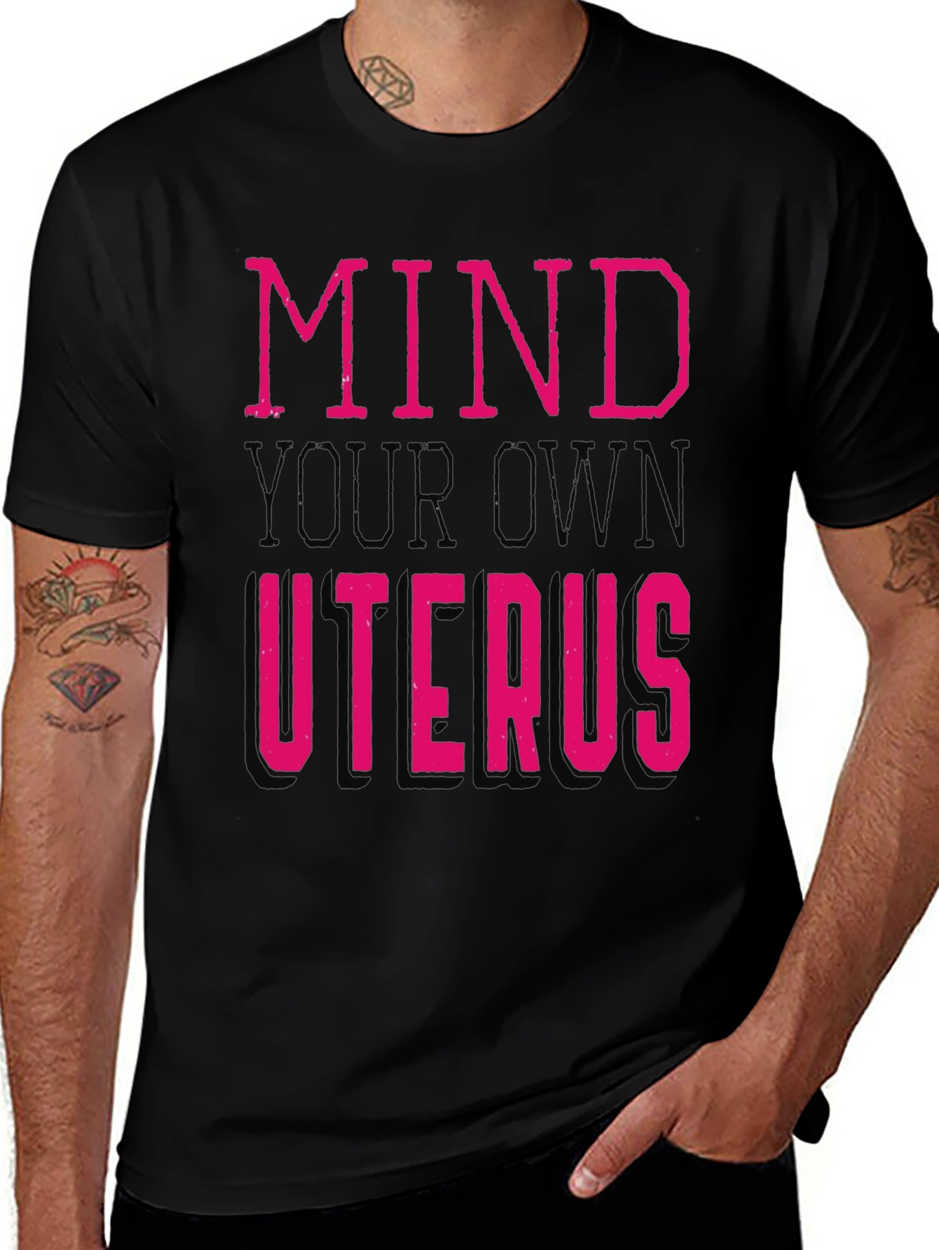 Mind Your Own Uterus Graphic Tee