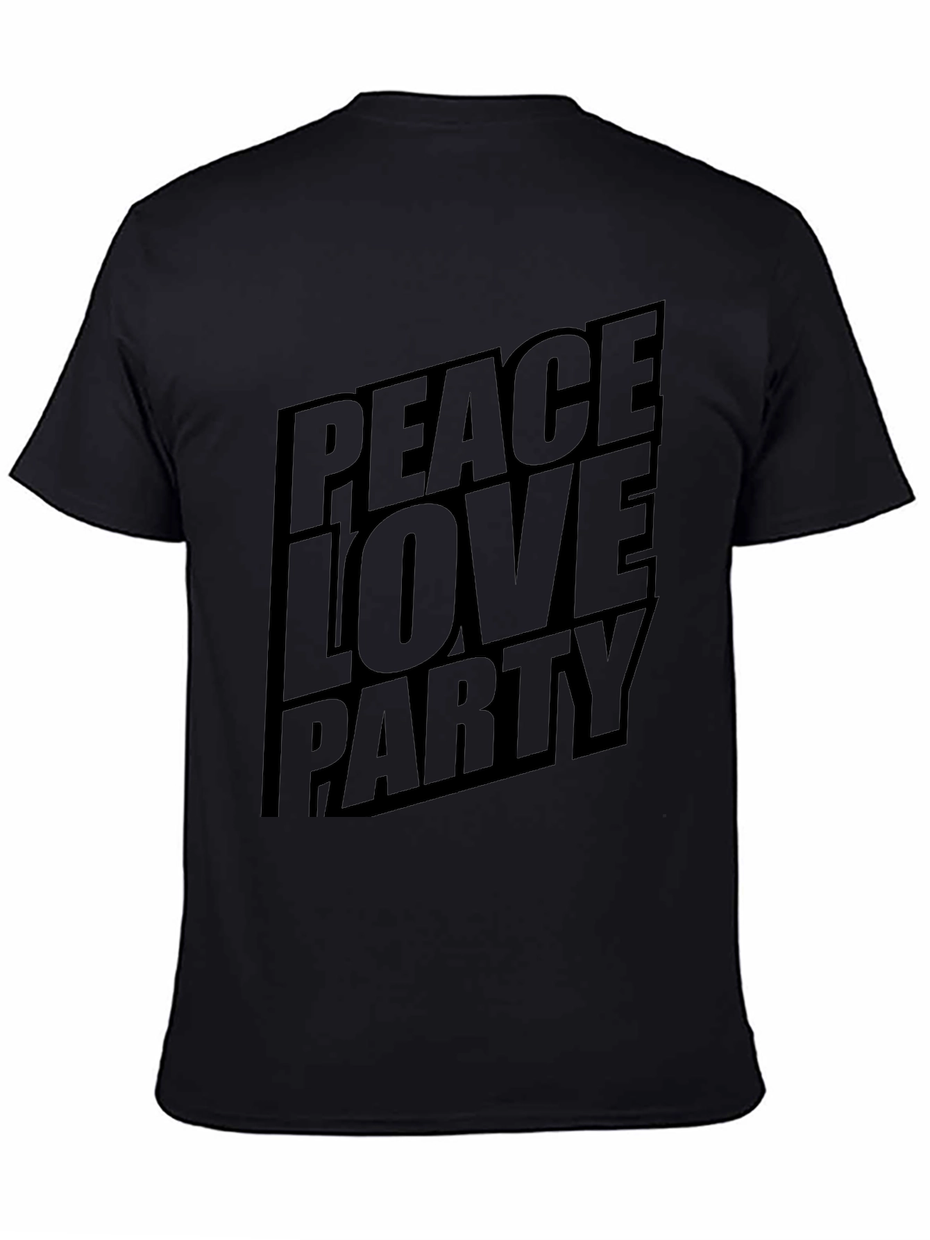 Peace Love Party Graphic T-Shirt