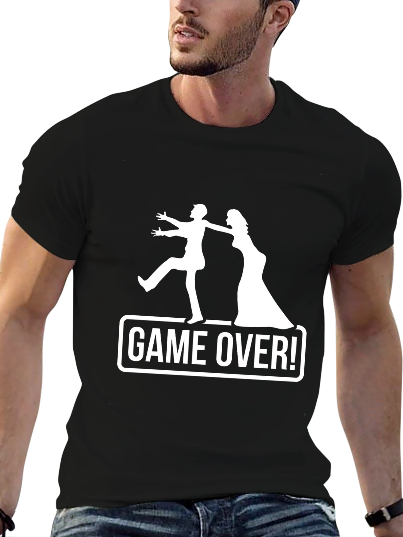 Funny Game Over Wedding Groom T-Shirt
