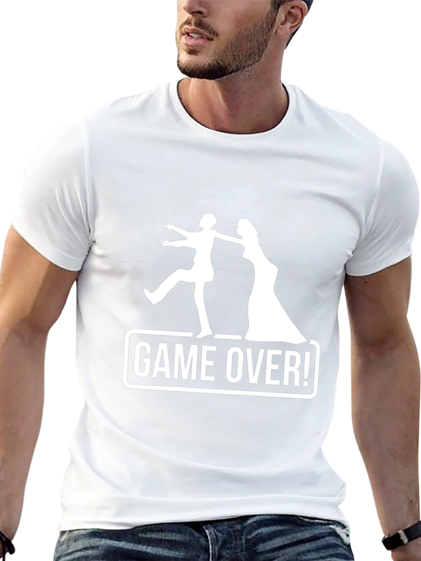 Funny Game Over Wedding Groom T-Shirt