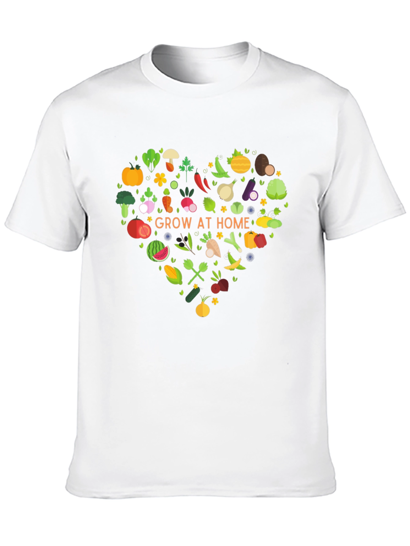 Grow at Home Heart Graphic Tee