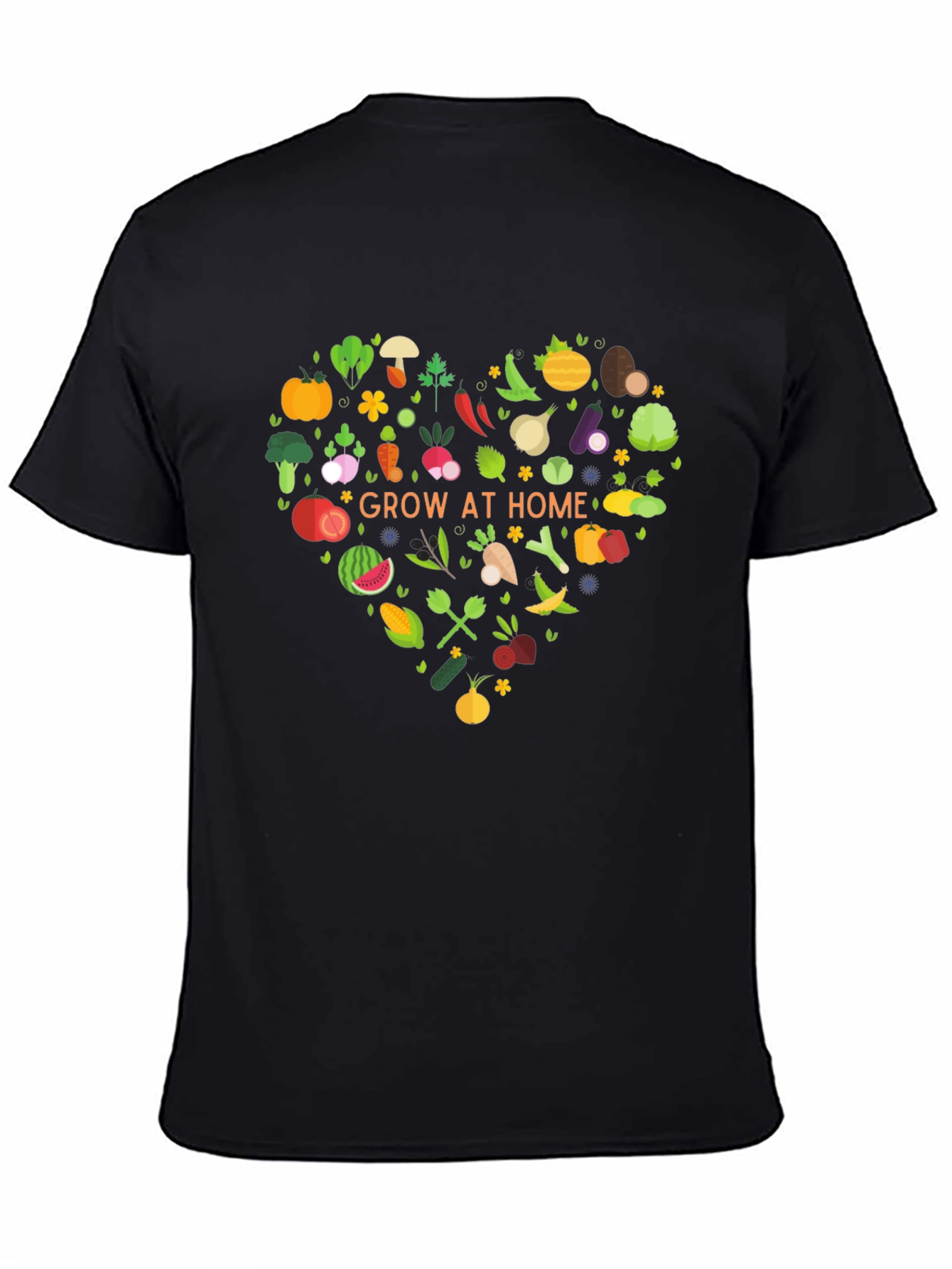 Grow at Home Heart Graphic Tee