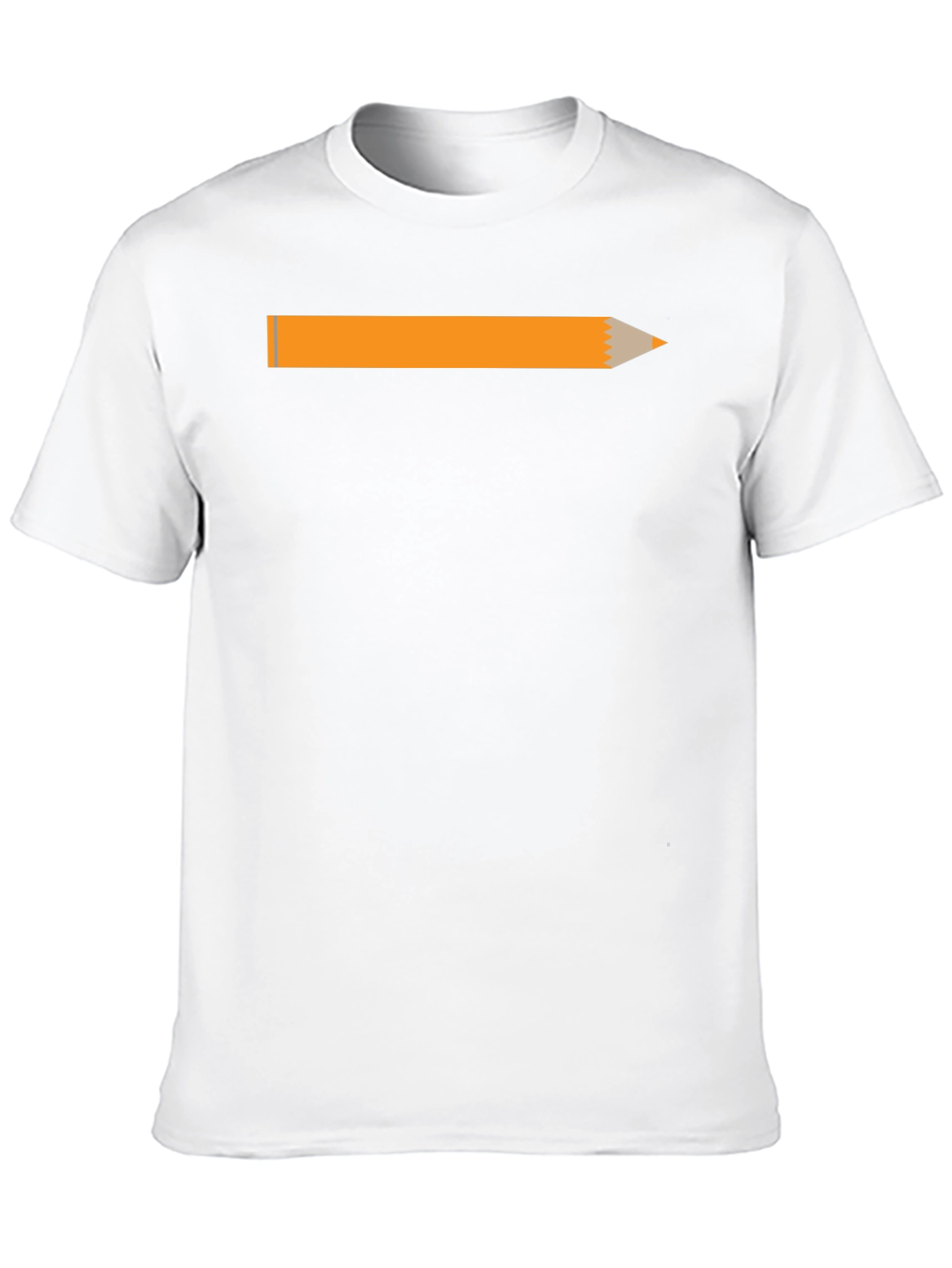 Pencil Graphic Black T-Shirt - Creative Style