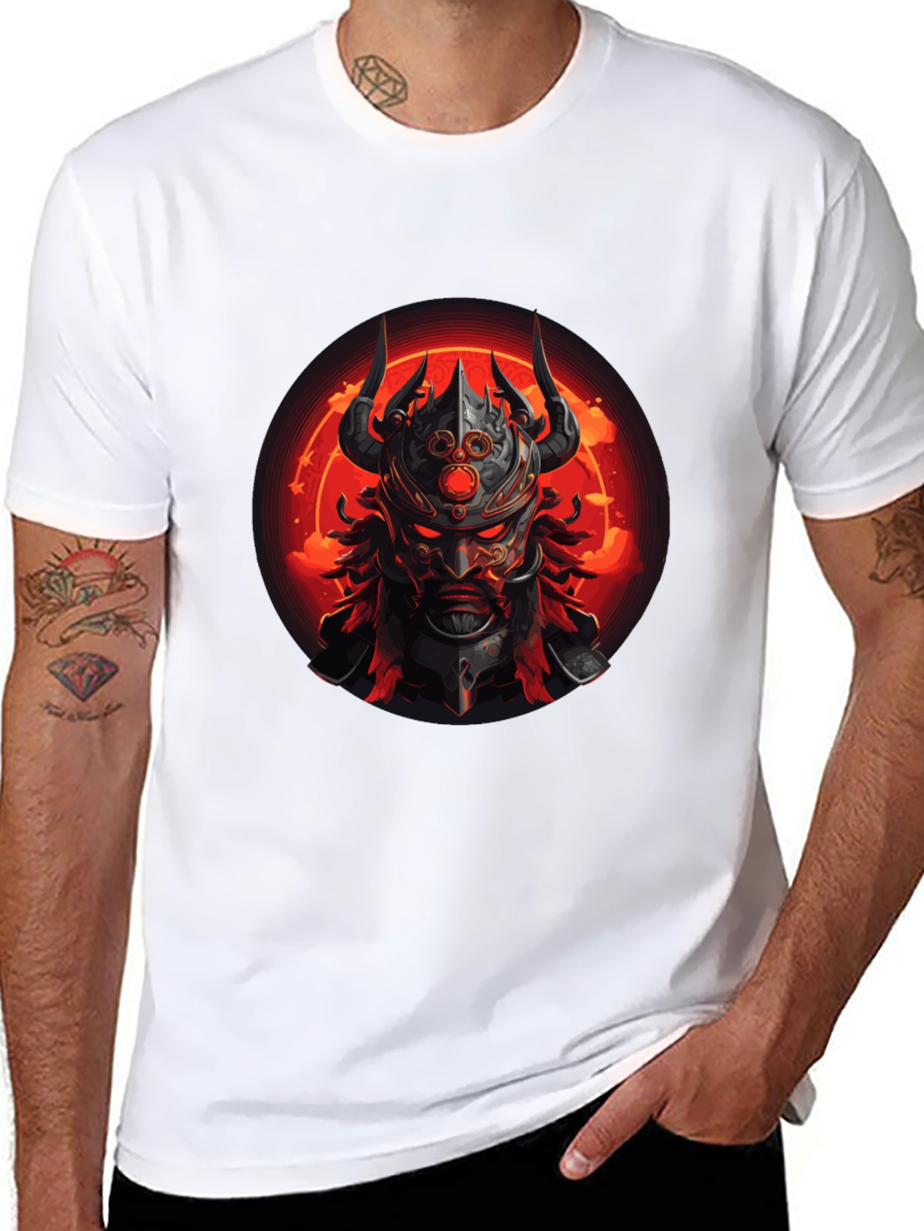 Warrior Graphic Tee - Mens Black T-Shirt