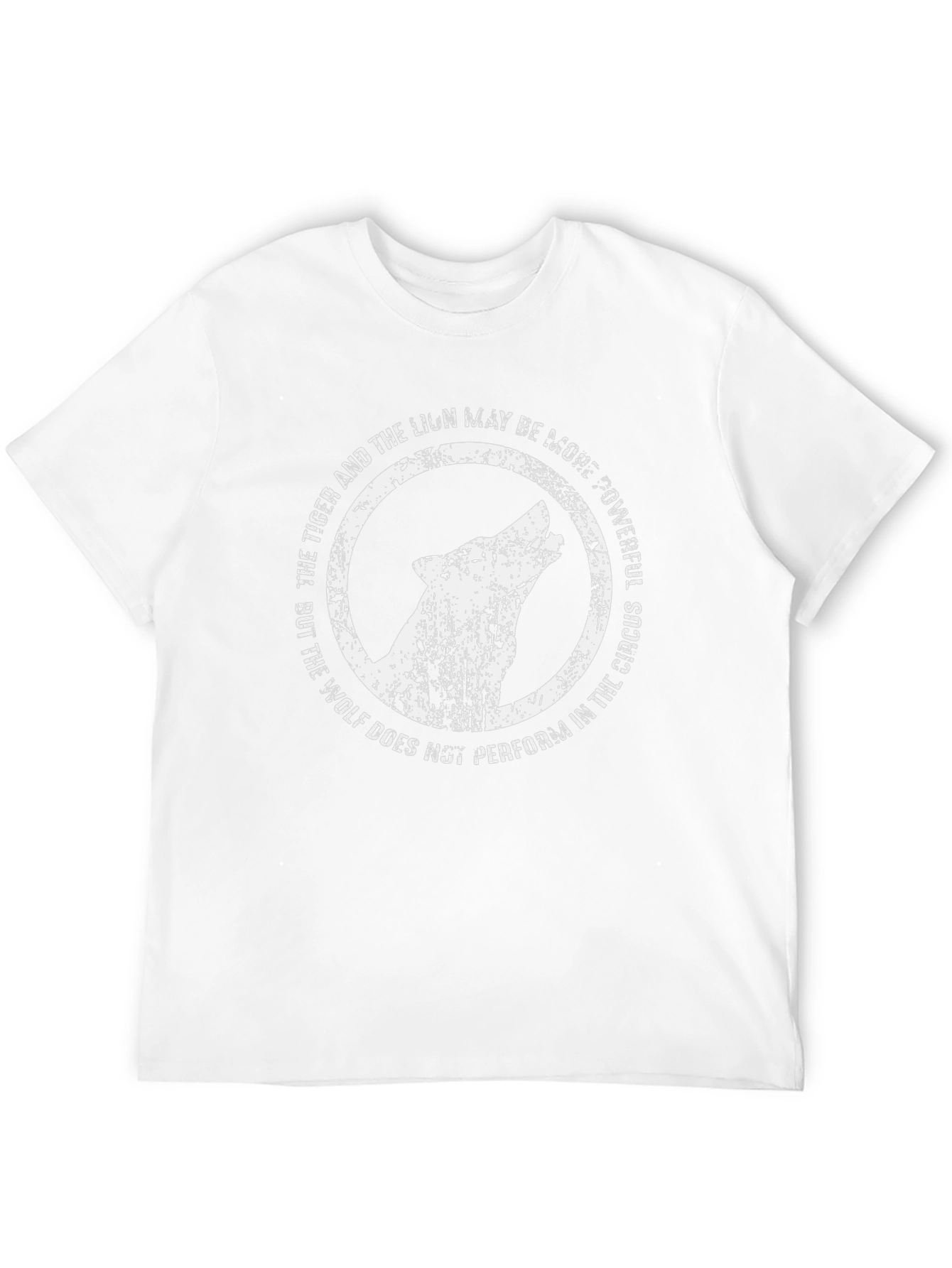 Wolf Howl Graphic Tee - Powerful Message T-Shirt