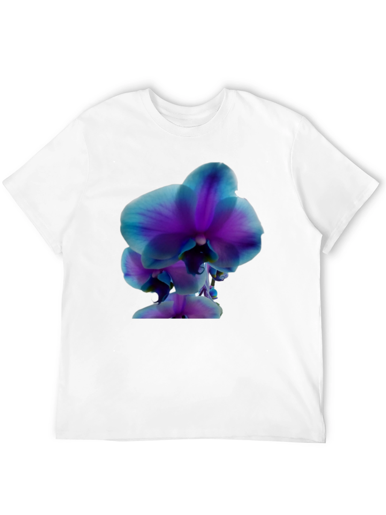 Orchid Graphic Tee - Stylish Black T-Shirt