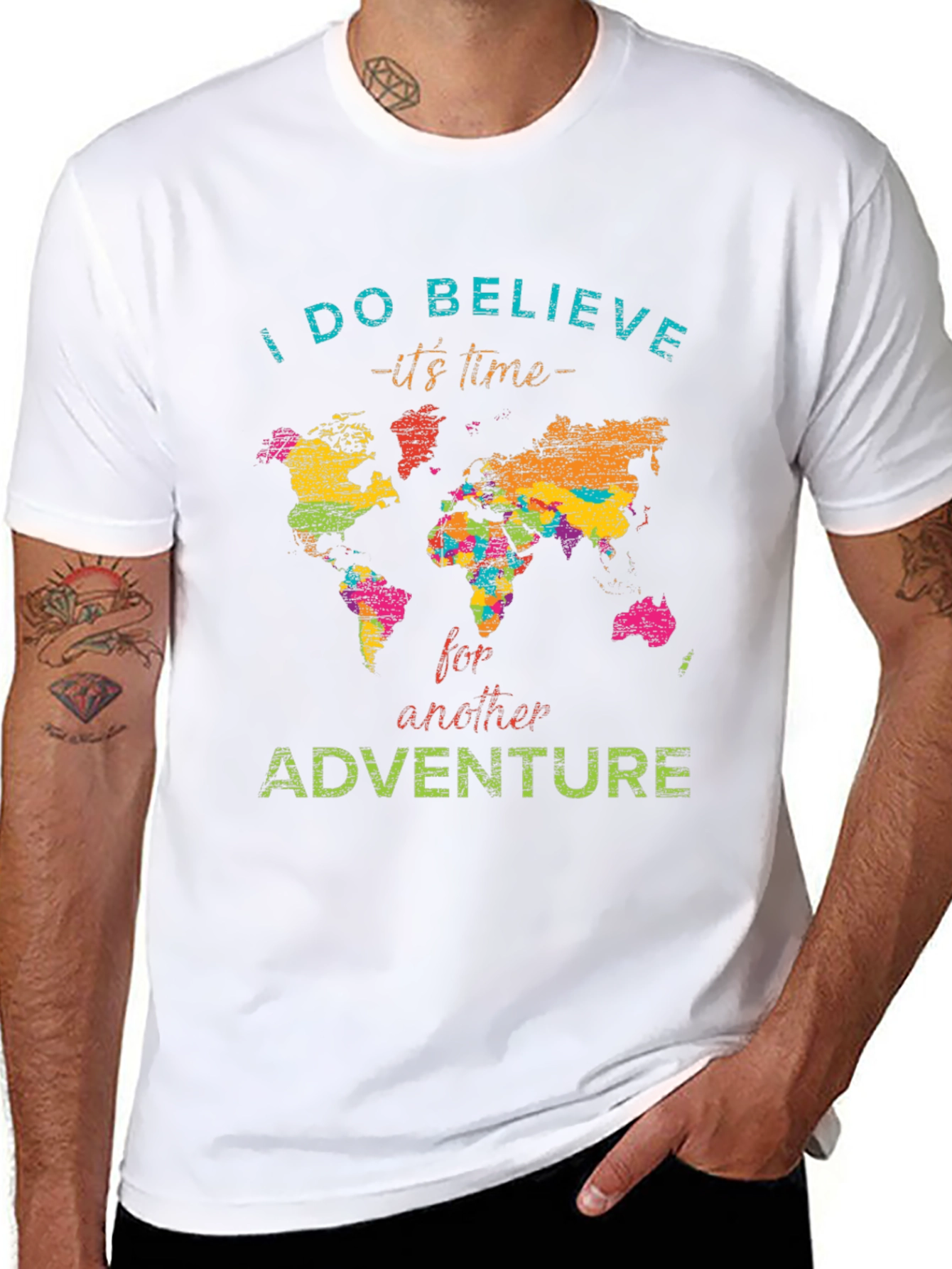 Adventure Time World Map Tee