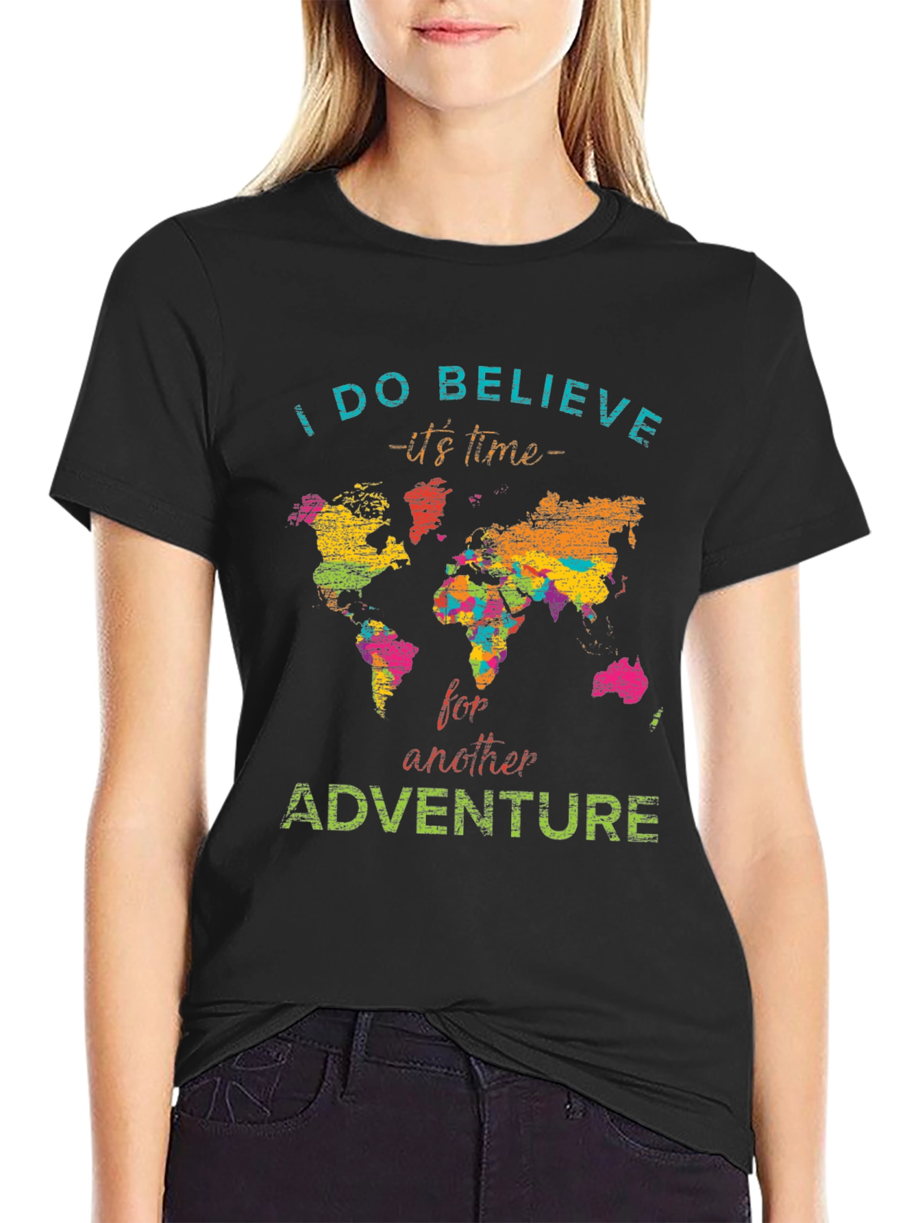 Adventure Time World Map Tee