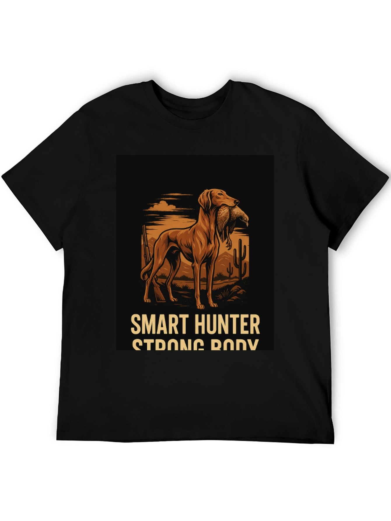 Smart Hunter Graphic Tee - Strong Body Design