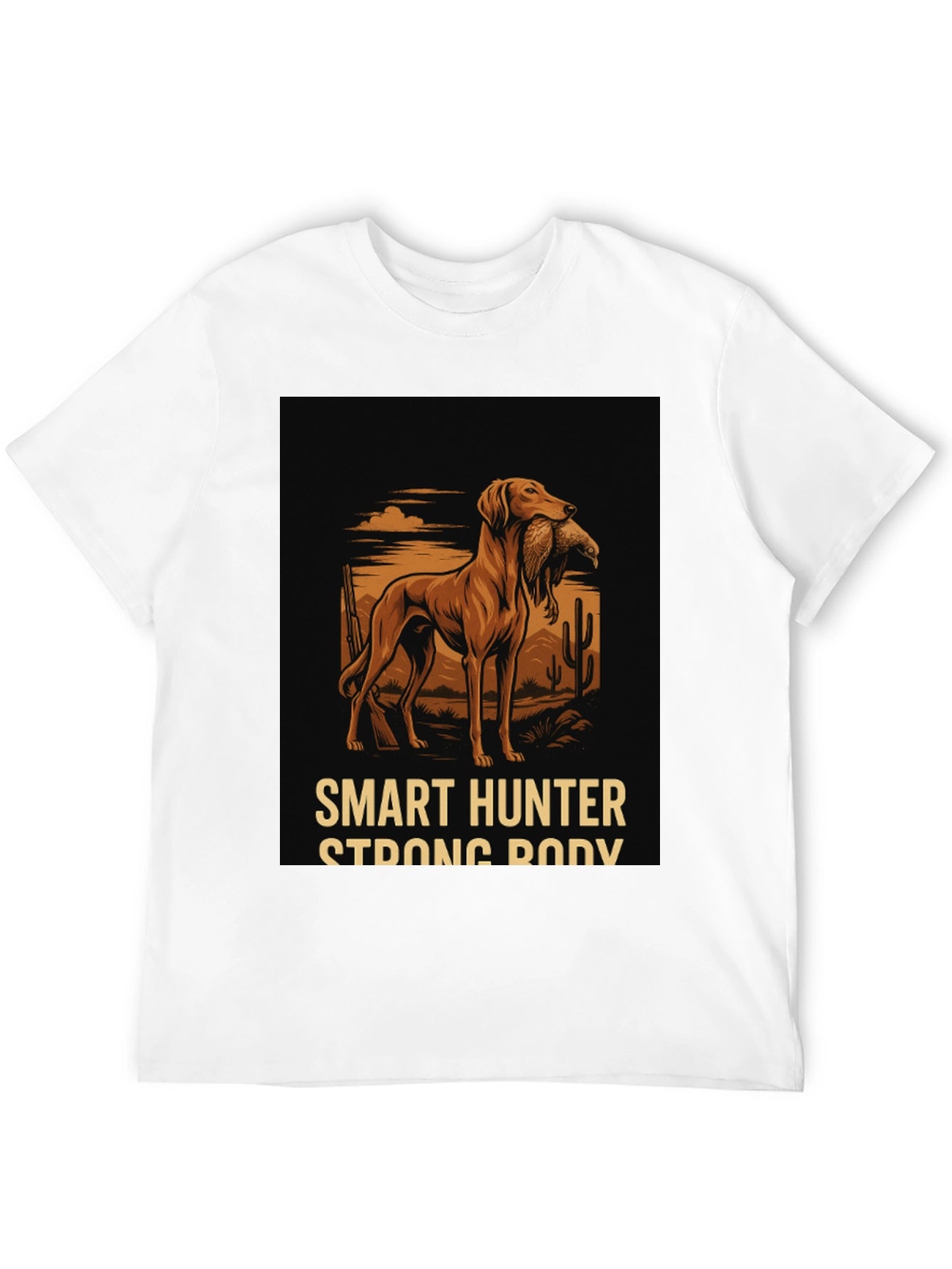 Smart Hunter Graphic Tee - Strong Body Design