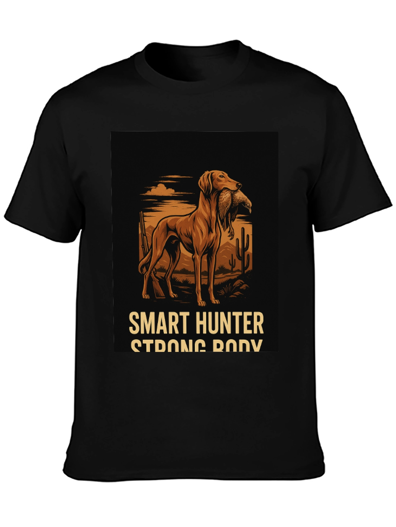 Smart Hunter Graphic Tee - Strong Body Design