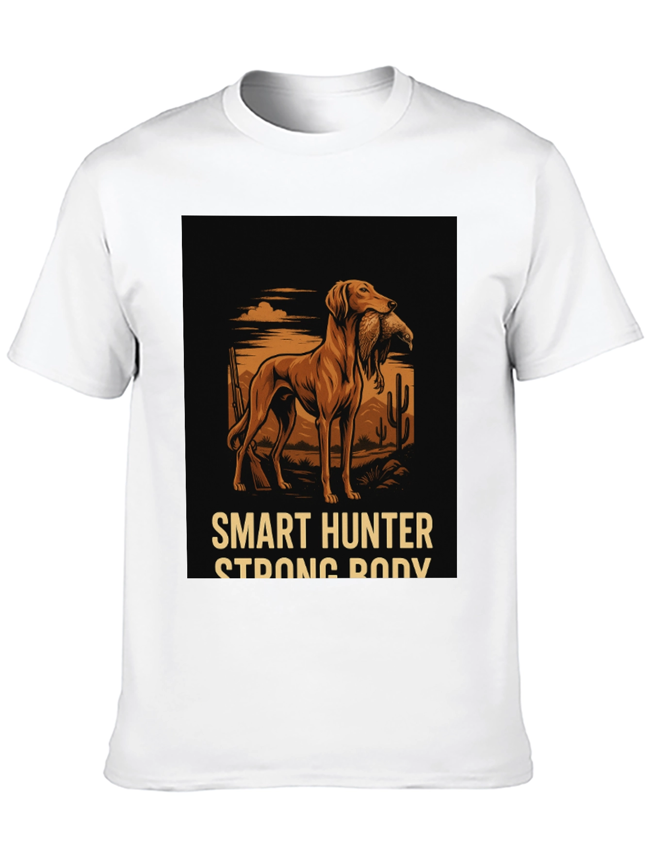 Smart Hunter Graphic Tee - Strong Body Design