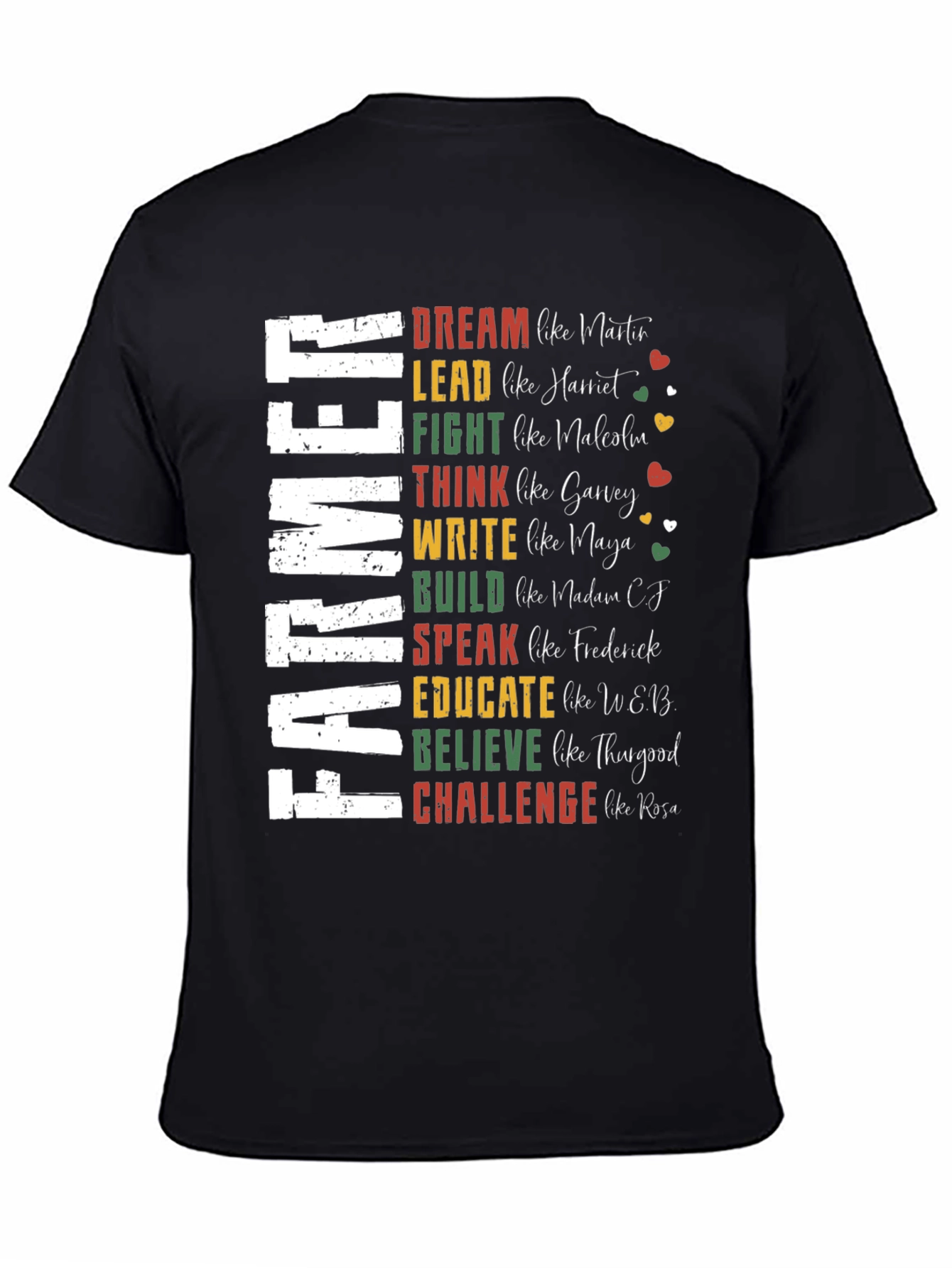Farmer Dreamer T-Shirt: Inspirational Black History Tee