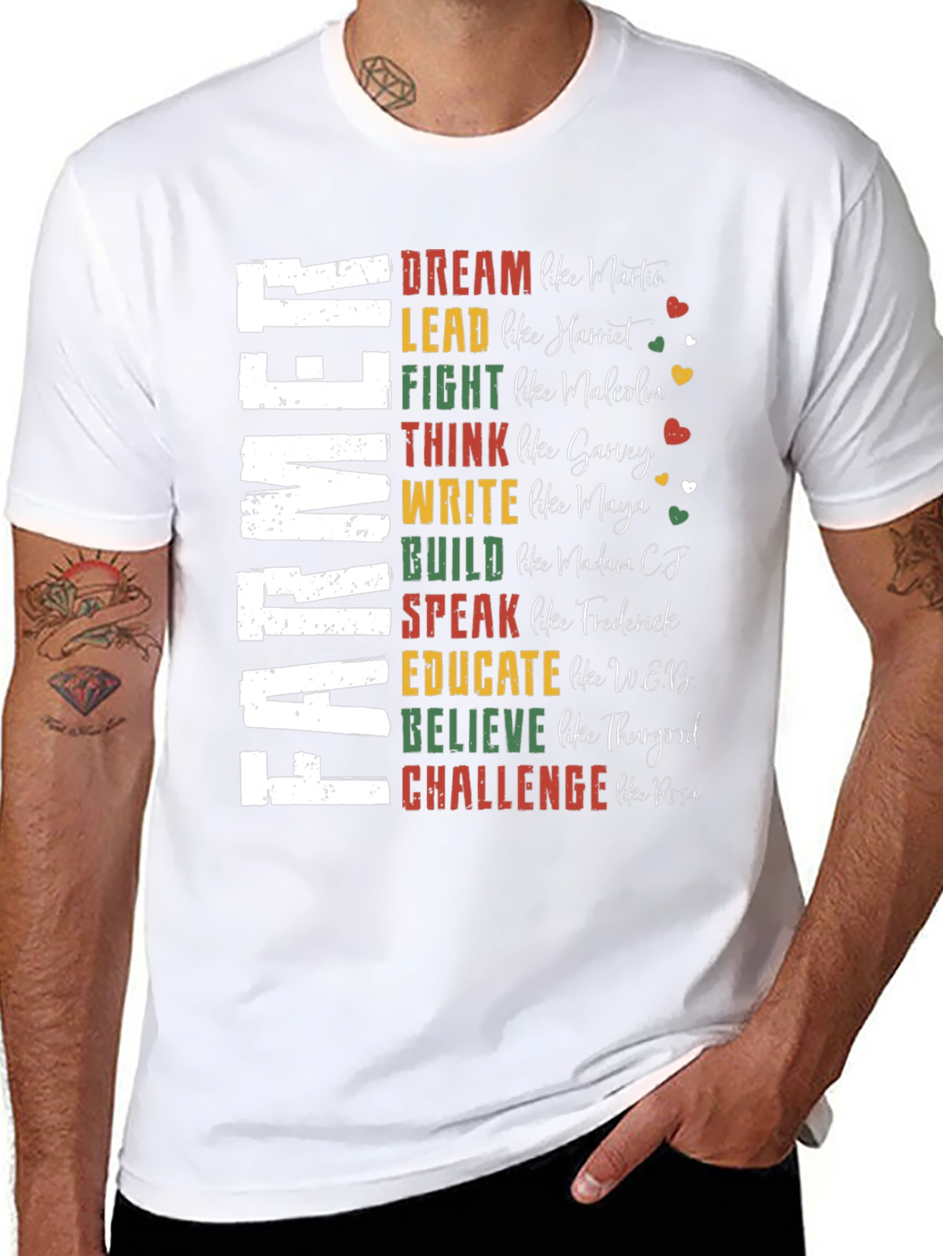 Farmer Dreamer T-Shirt: Inspirational Black History Tee