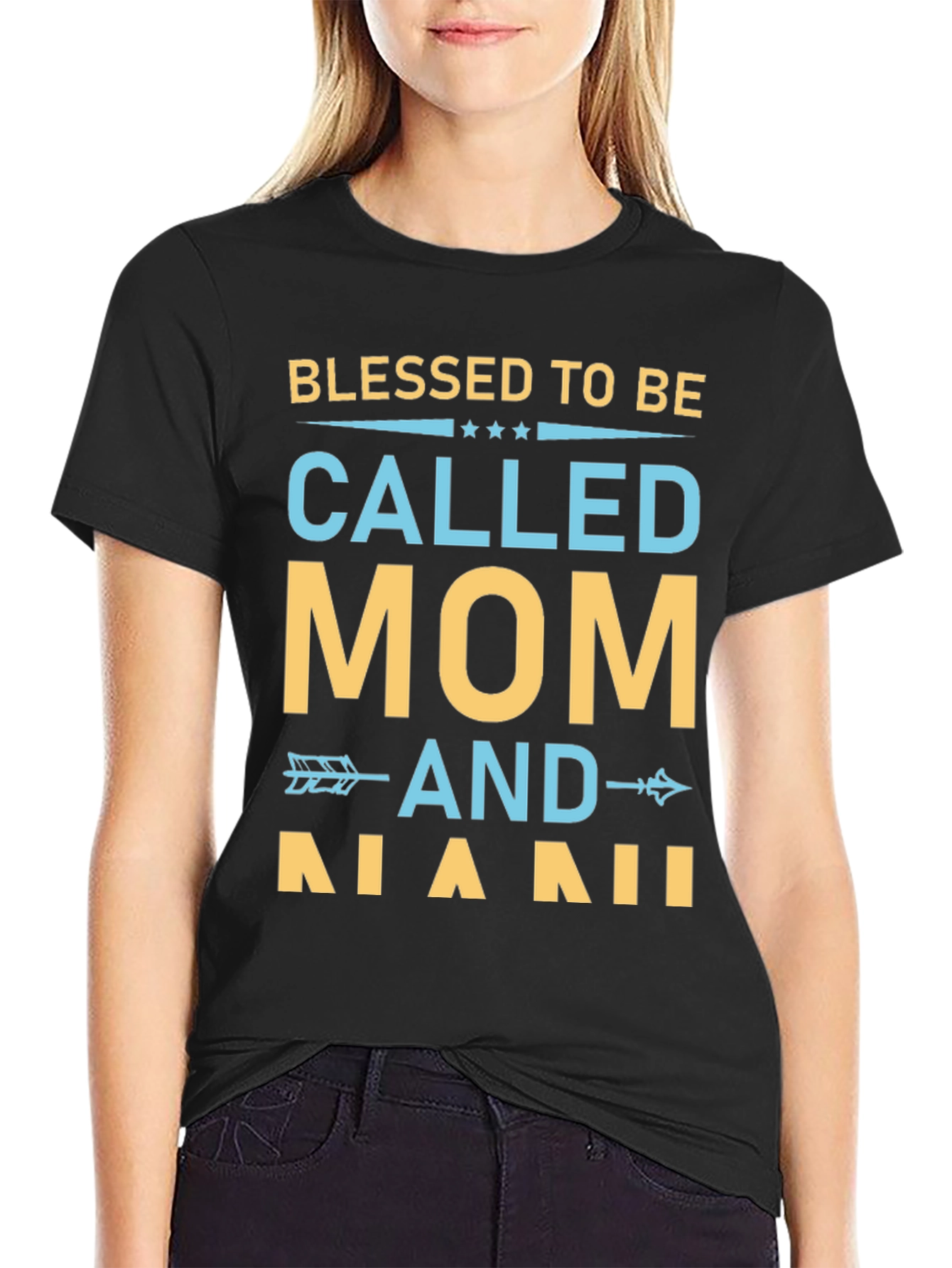 Blessed To Be Called Mom & Nana Graphic Tee