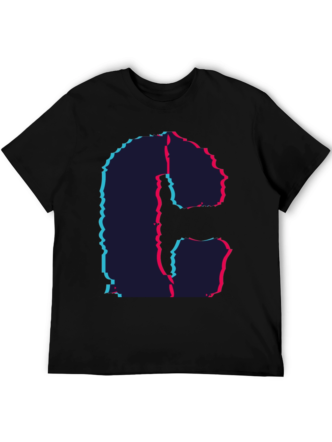 Abstract Initial C Graphic Tee - Modern Design