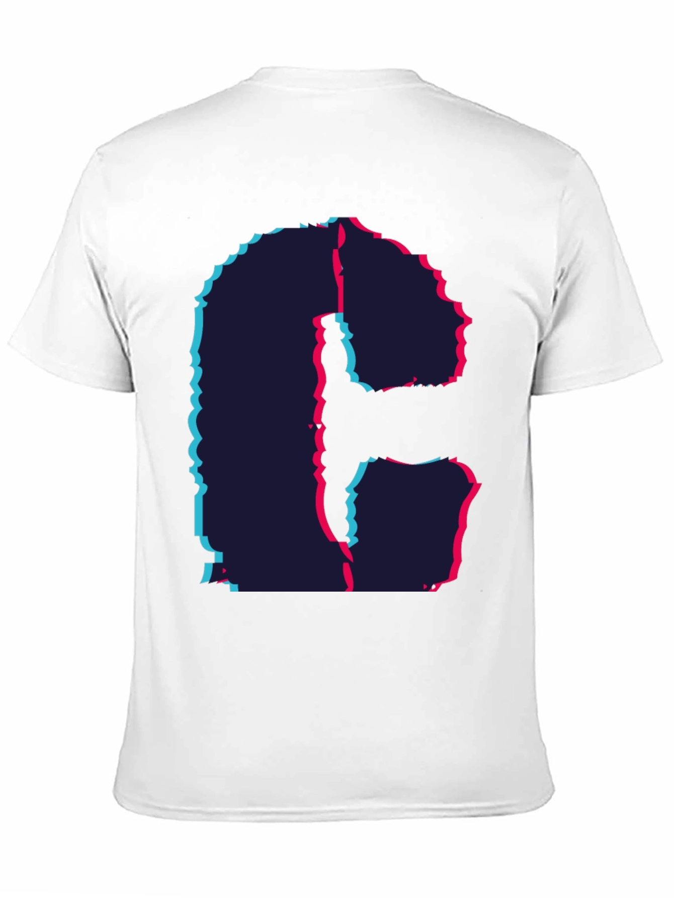 Abstract Initial C Graphic Tee - Modern Design