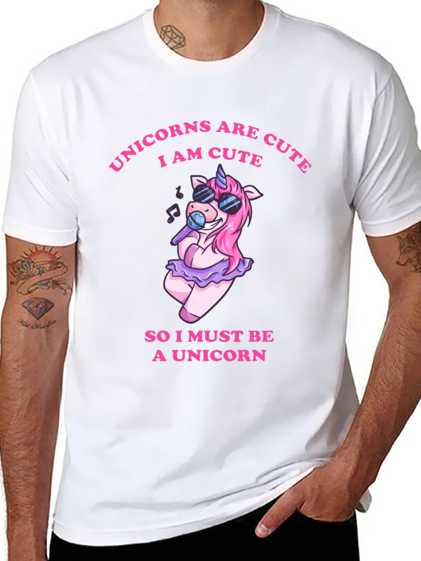 Unicorns Are Cute Graphic T-Shirt
