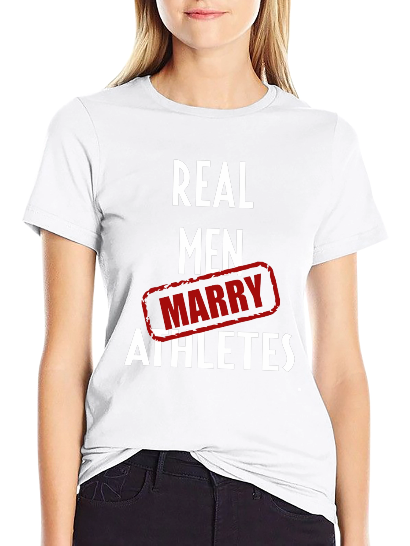 Real Men Marry Athletes Graphic T-Shirt