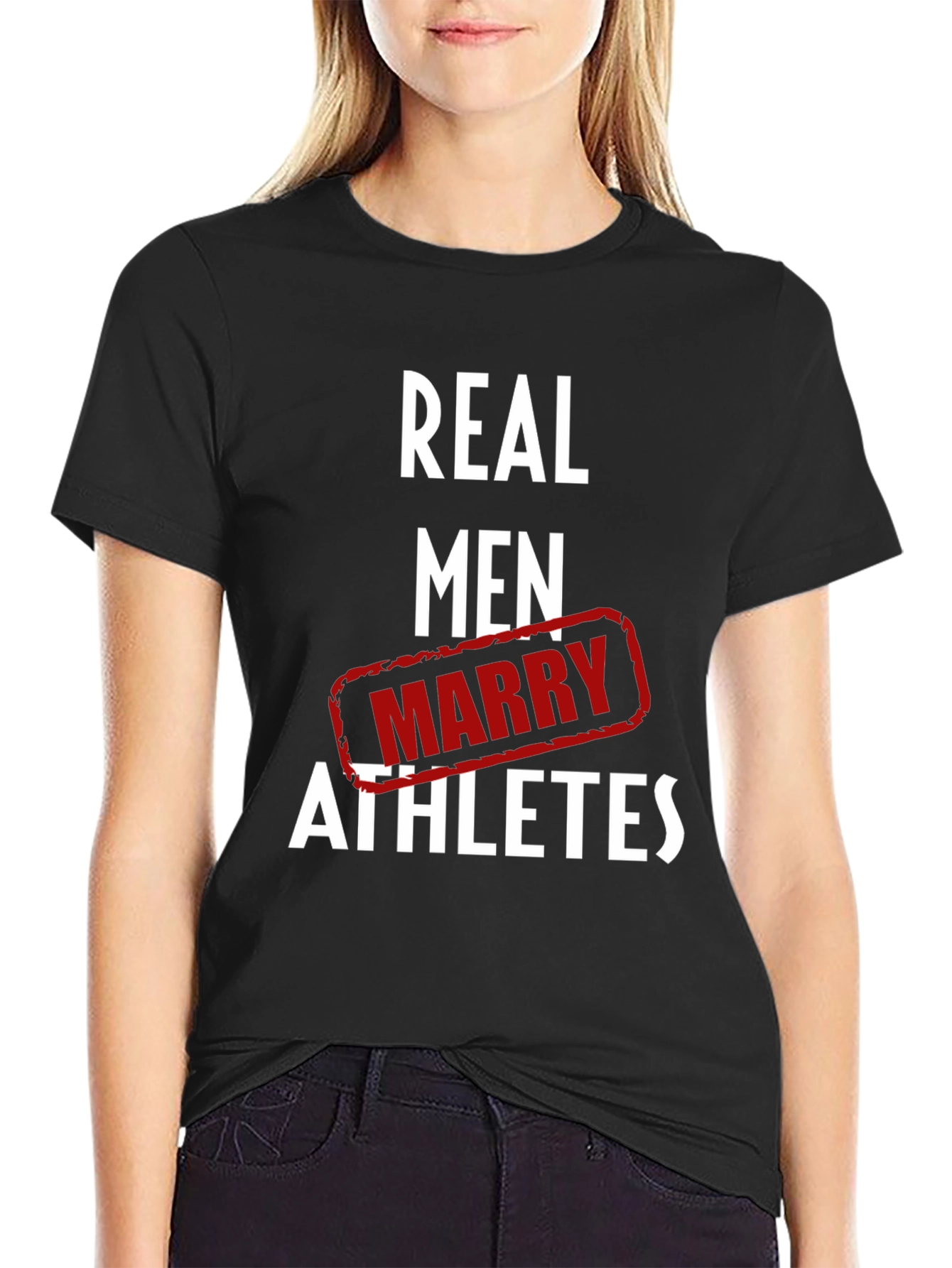 Real Men Marry Athletes Graphic T-Shirt