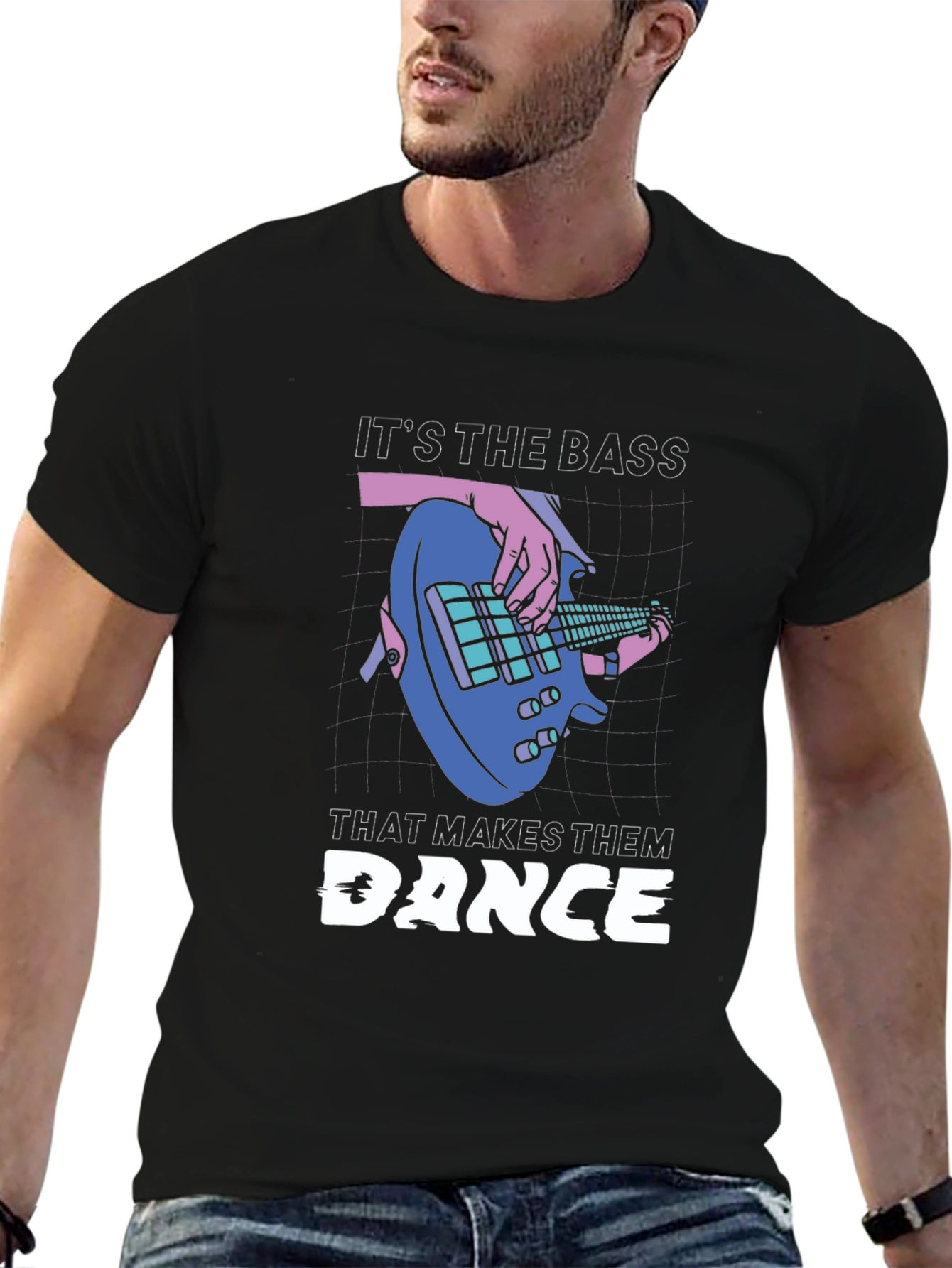 Its the Bass That Makes Them Dance Graphic T-Shirt