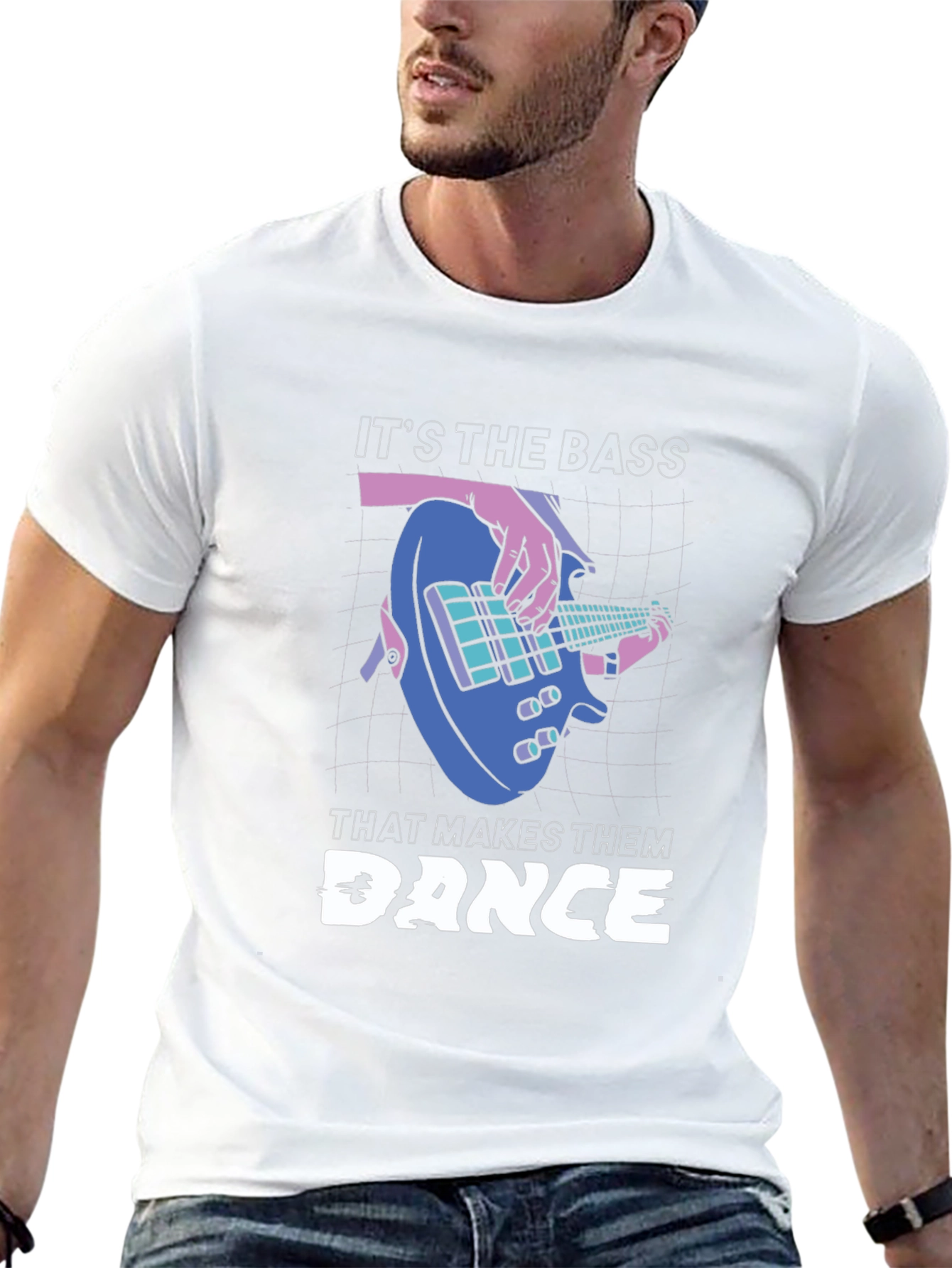 Its the Bass That Makes Them Dance Graphic T-Shirt